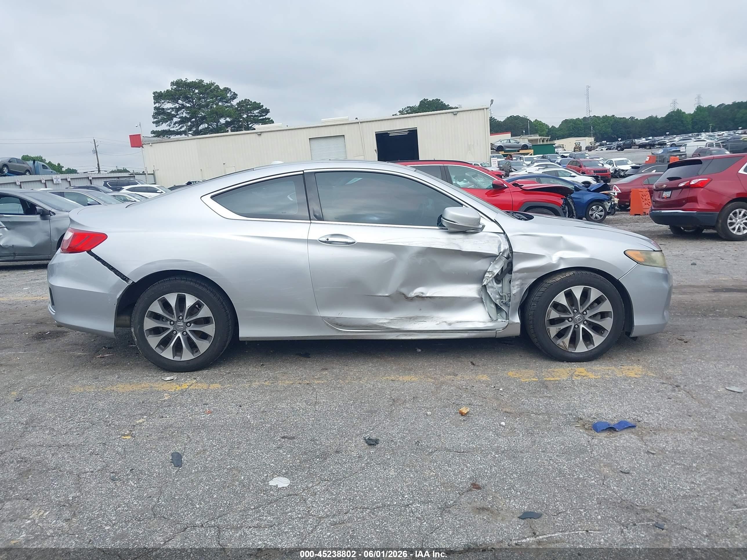 2013 Honda Accord Ex-l Silver vin: 1HGCT1B8XDA003292