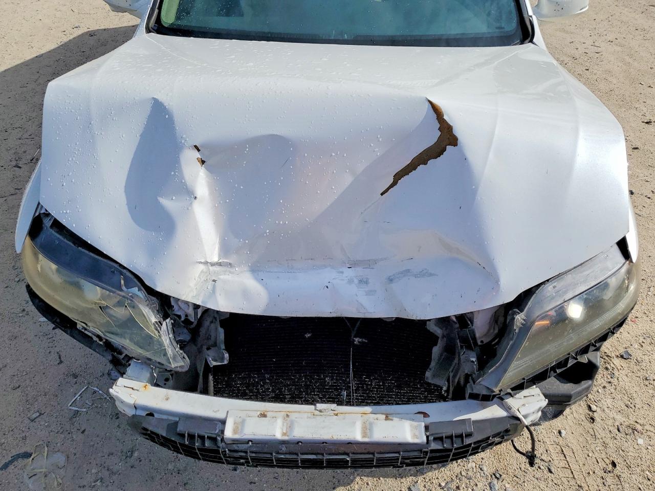 2013 Honda Accord Exl White vin: 1HGCT1B8XDA017029