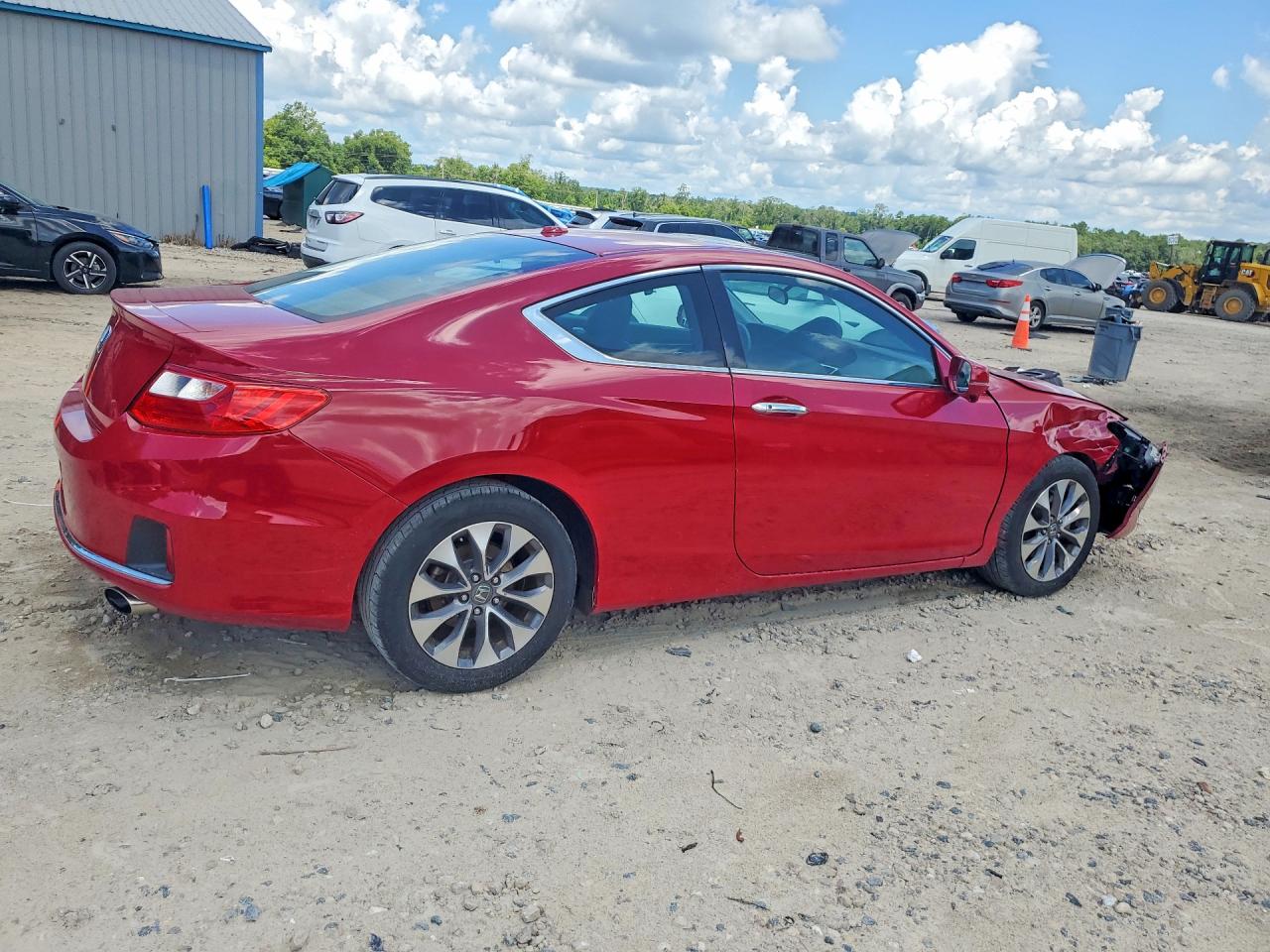 2013 Honda Accord Exl Красный vin: 1HGCT1B8XDA019475