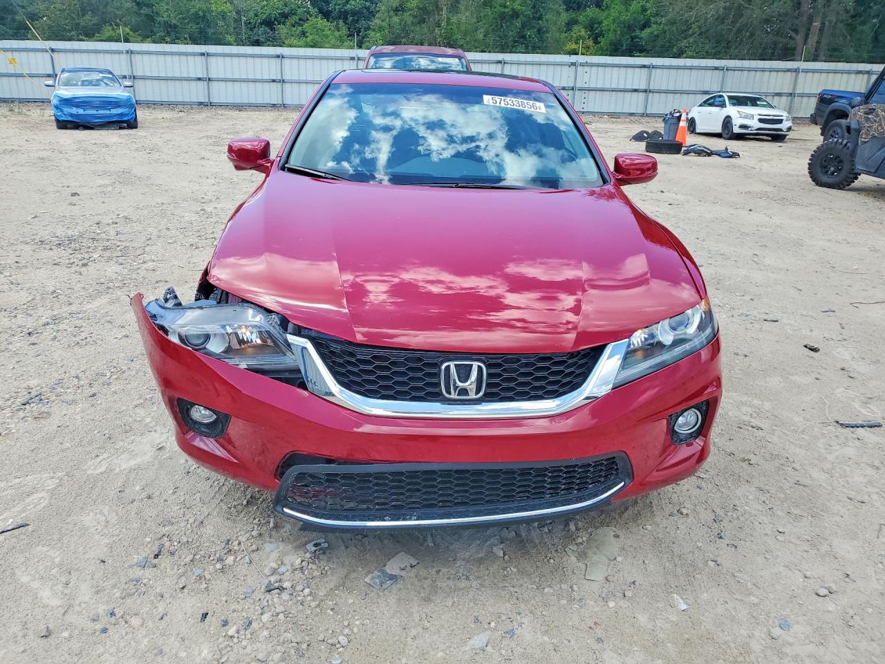 2013 Honda Accord Exl Красный vin: 1HGCT1B8XDA019475