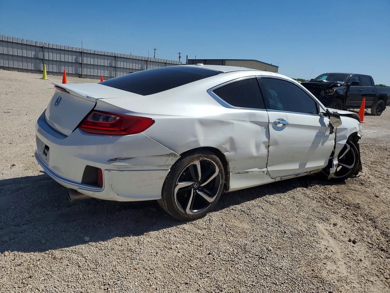 2014 Honda Accord Exl White vin: 1HGCT1B8XEA004105
