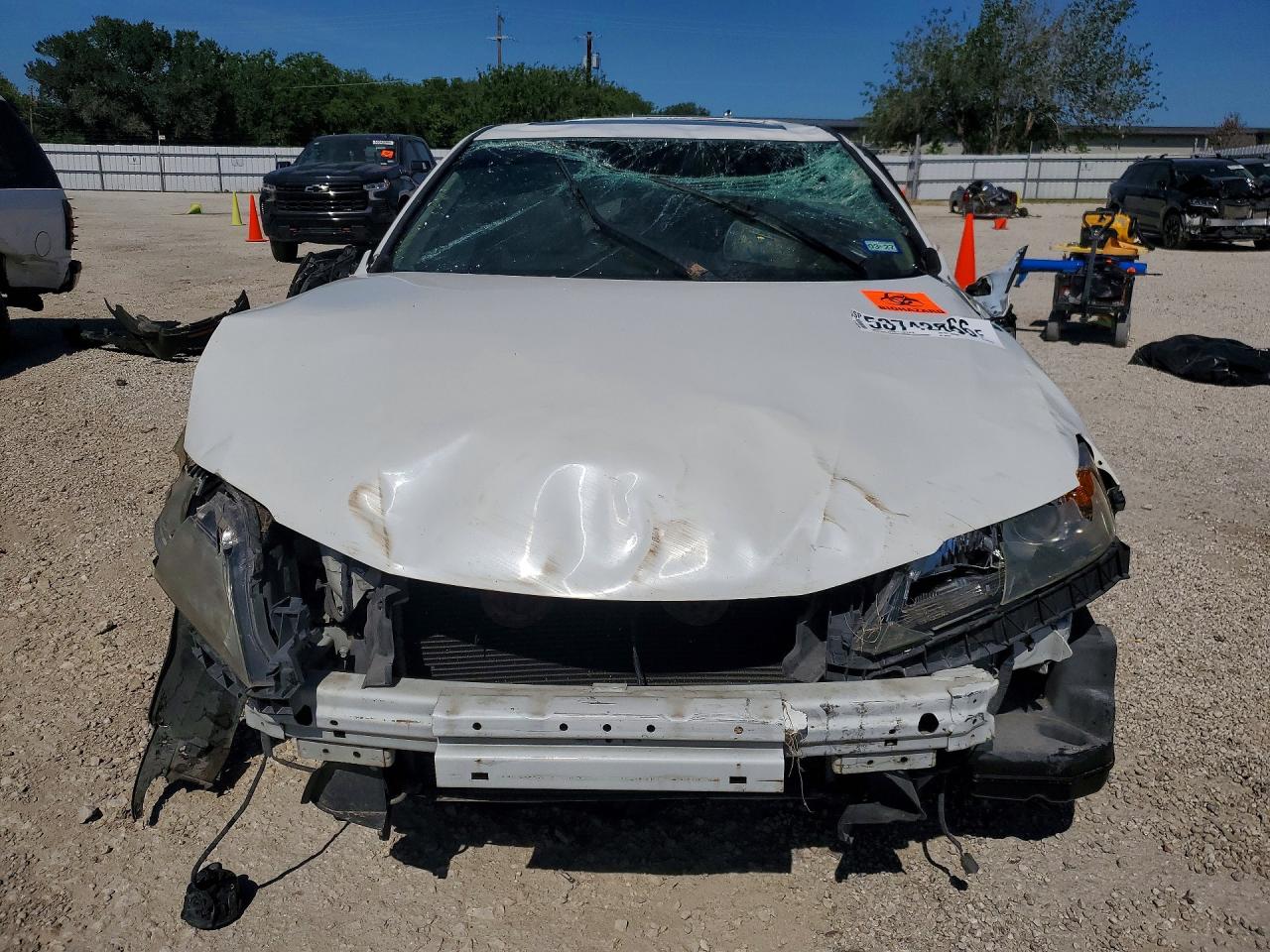 2014 Honda Accord Exl White vin: 1HGCT1B8XEA004105
