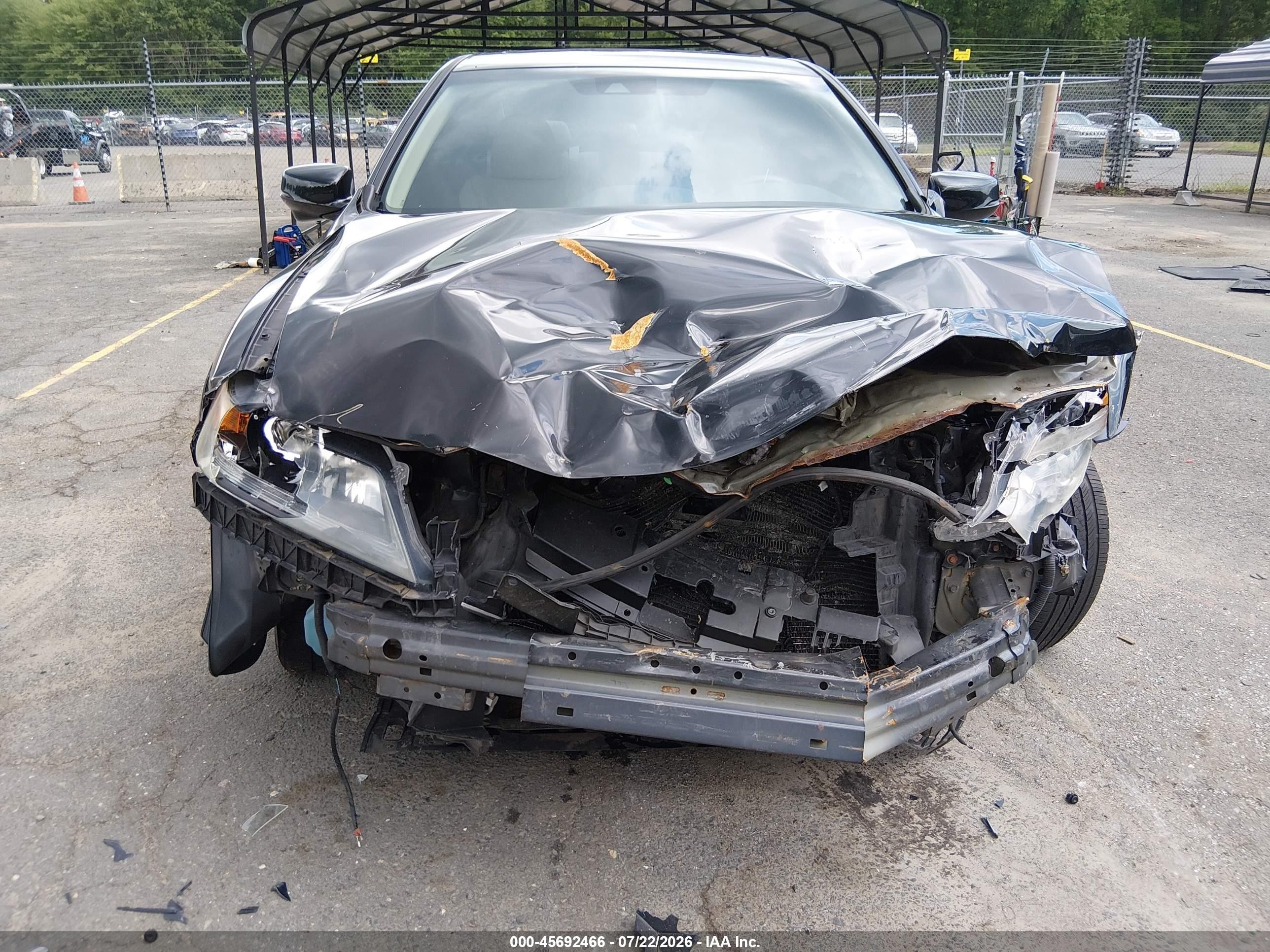 2014 Honda Accord Ex-l Black vin: 1HGCT1B8XEA004976