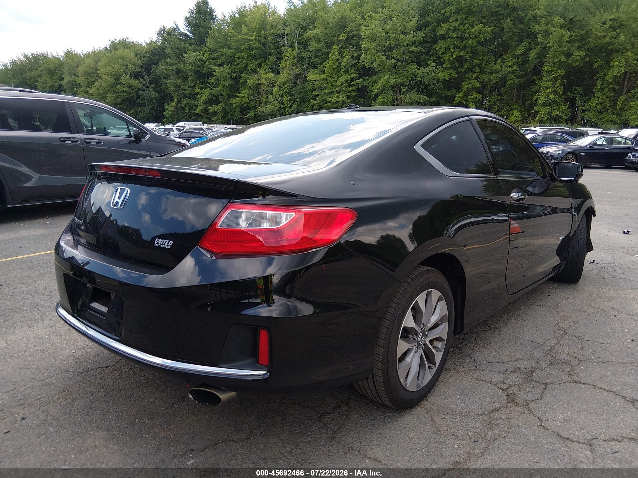 2014 Honda Accord Ex-l Black vin: 1HGCT1B8XEA004976