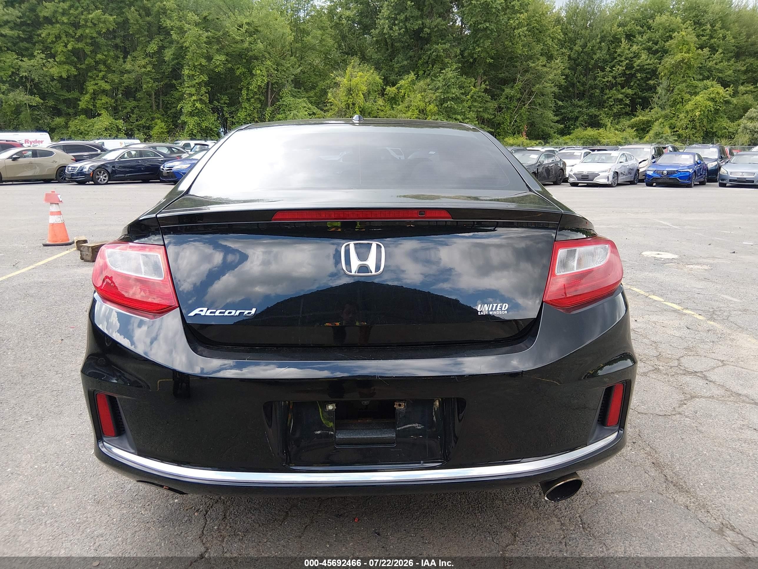 2014 Honda Accord Ex-l Black vin: 1HGCT1B8XEA004976
