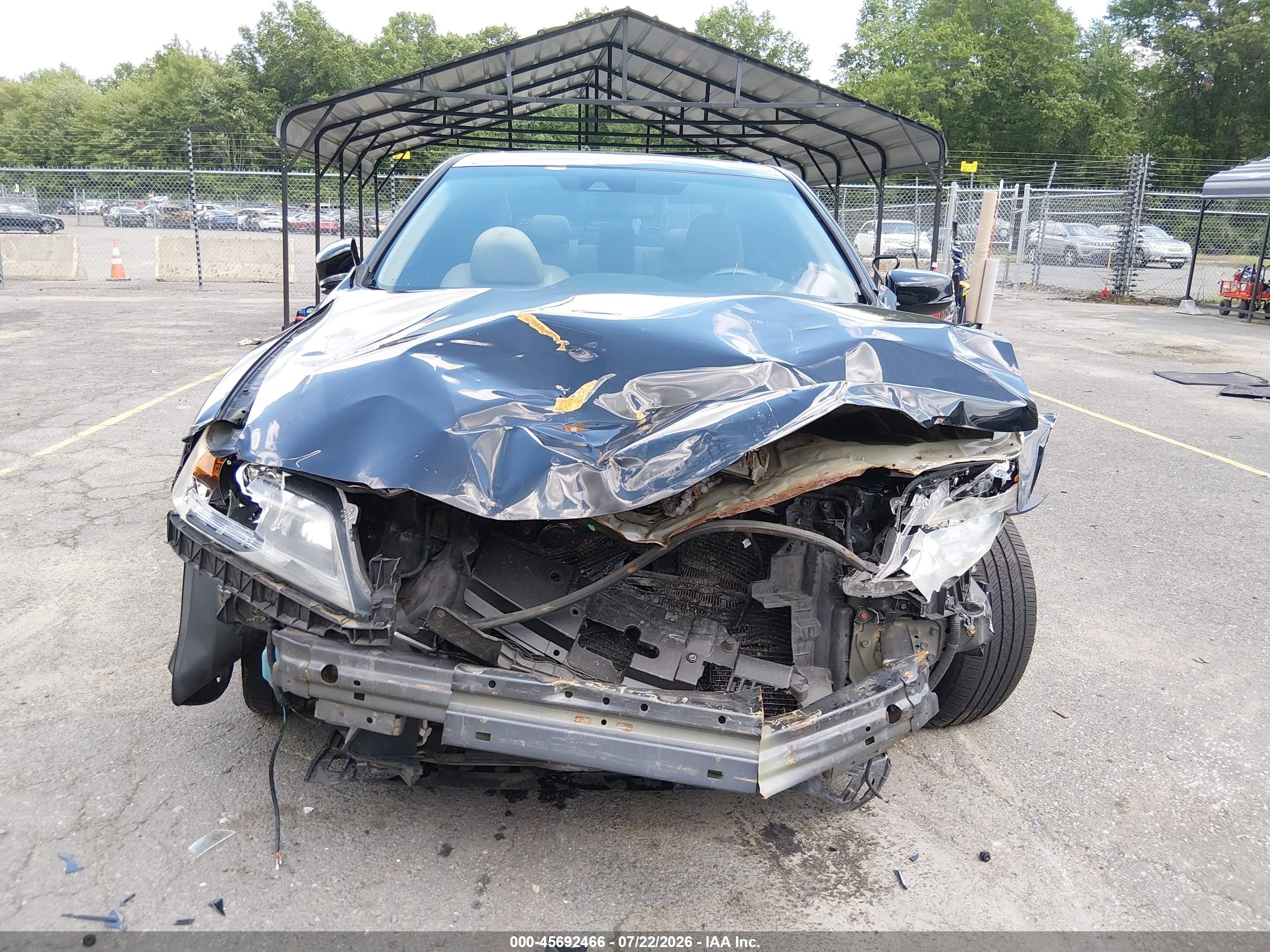 2014 Honda Accord Ex-l Black vin: 1HGCT1B8XEA004976
