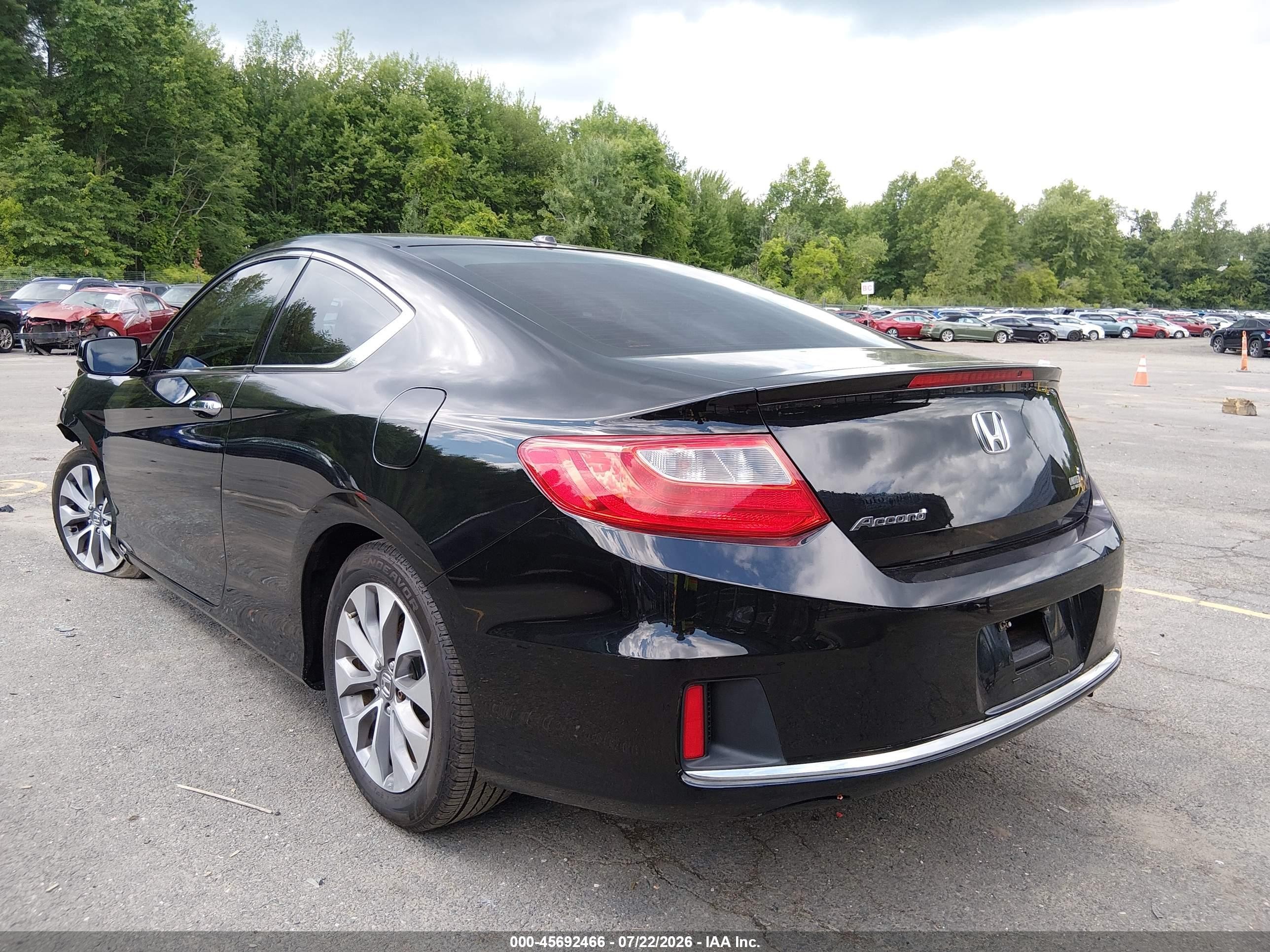 2014 Honda Accord Ex-l Black vin: 1HGCT1B8XEA004976