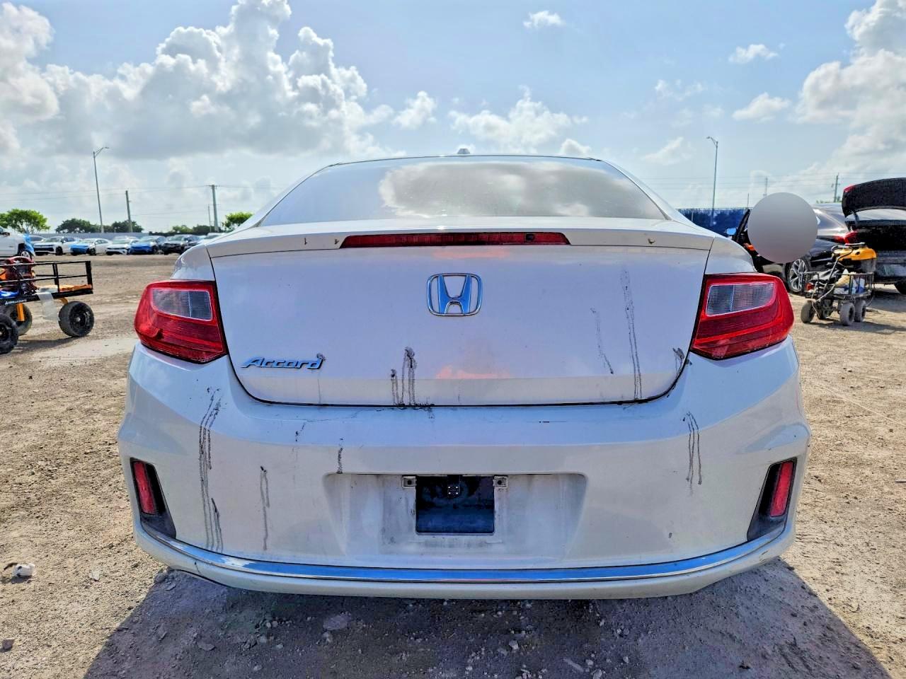 2014 Honda Accord Exl White vin: 1HGCT1B8XEA008381
