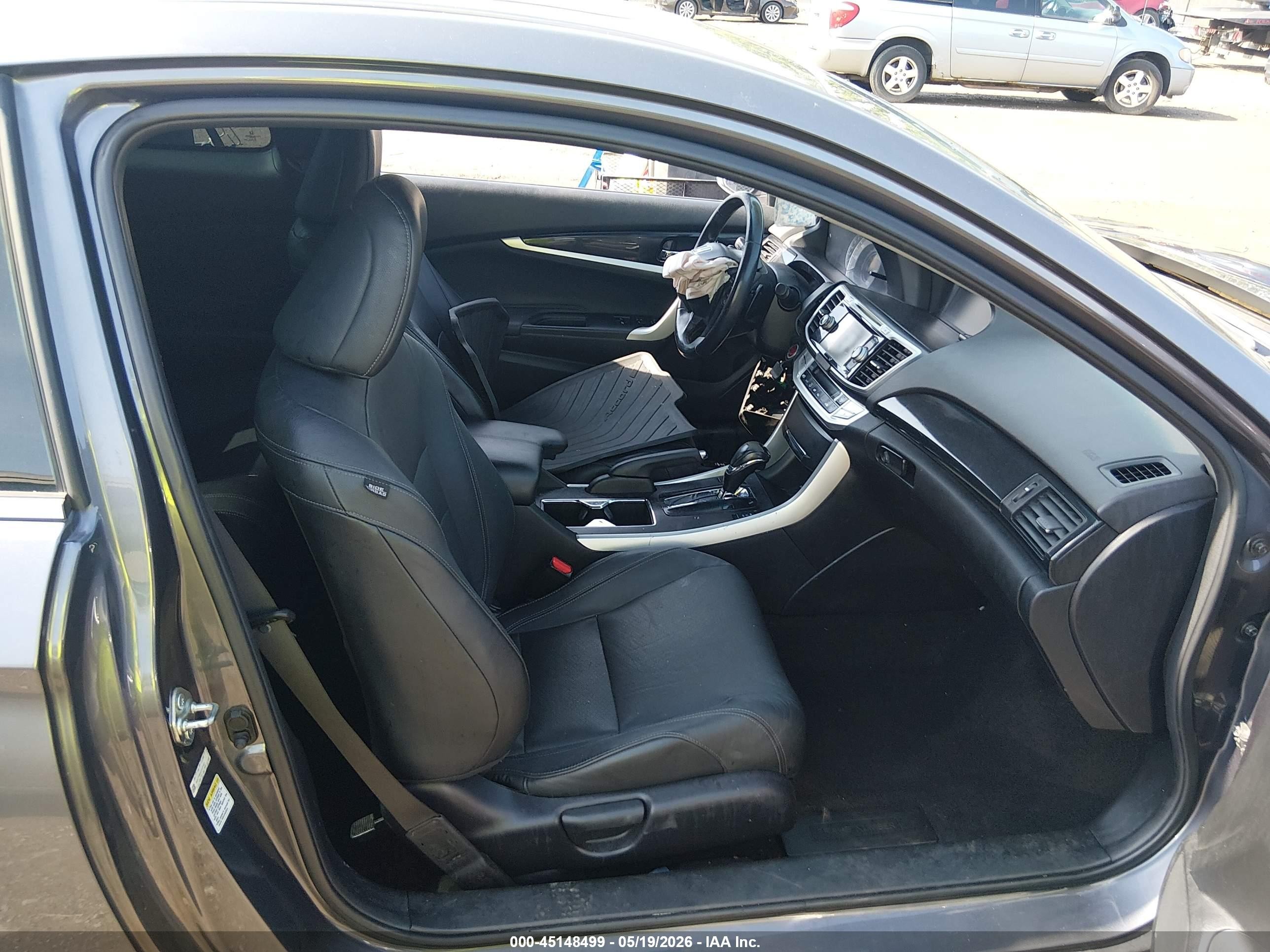 2014 Honda Accord Ex-l Gray vin: 1HGCT1B8XEA011121