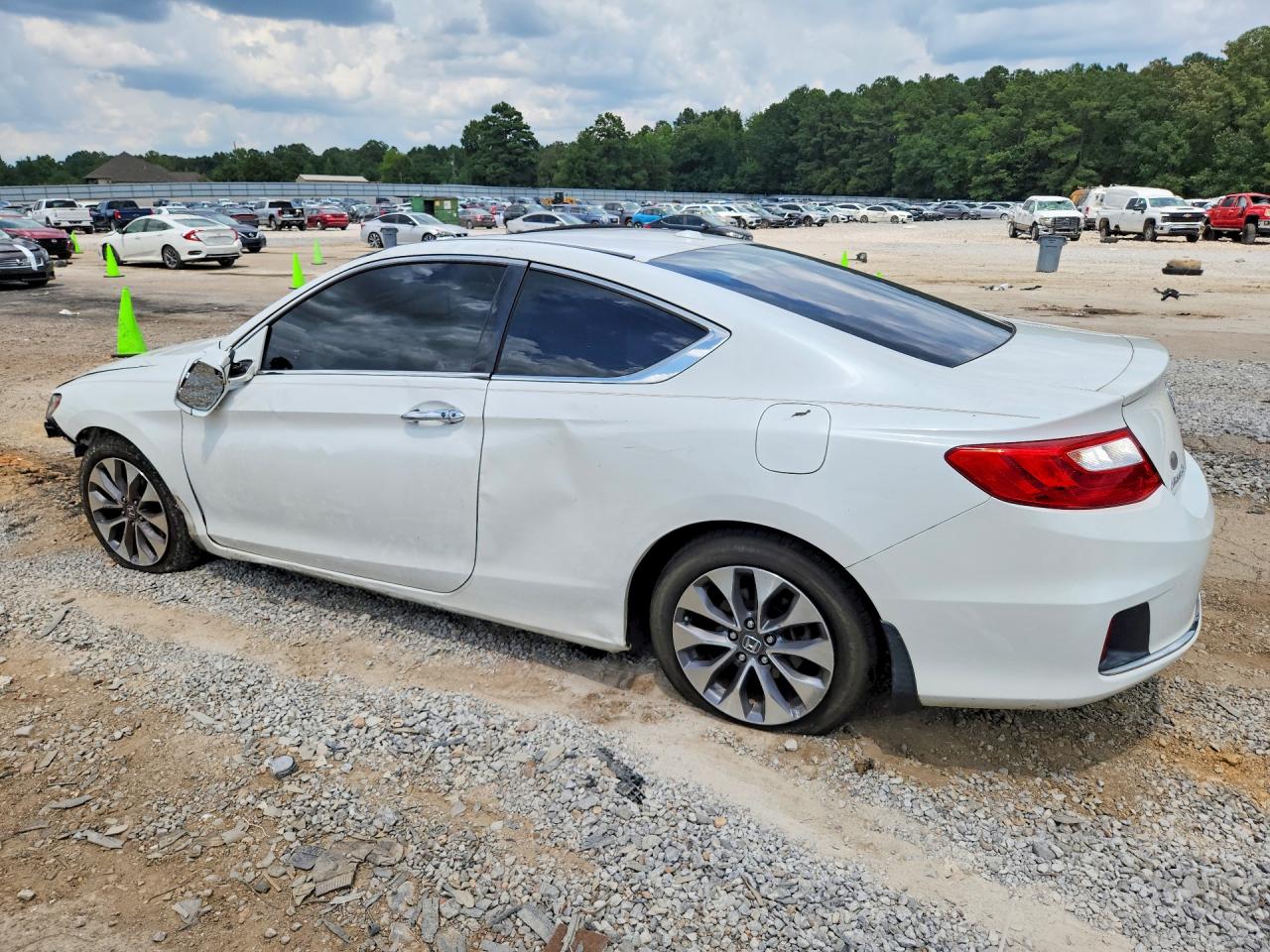 2015 Honda Accord Exl White vin: 1HGCT1B8XFA004283