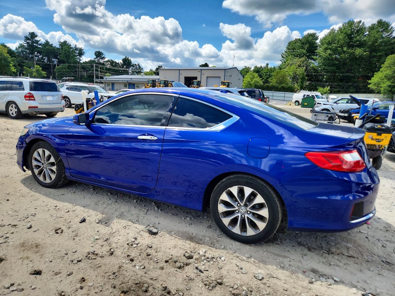 2015 Honda Accord Exl Blue vin: 1HGCT1B8XFA013288