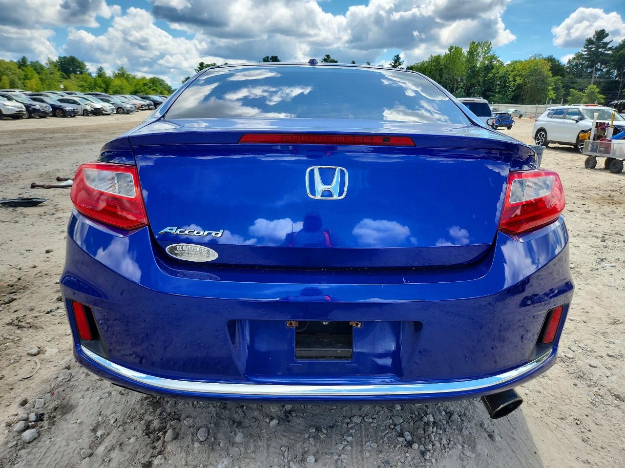 2015 Honda Accord Exl Blue vin: 1HGCT1B8XFA013288