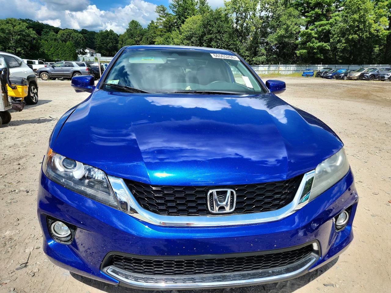 2015 Honda Accord Exl Blue vin: 1HGCT1B8XFA013288