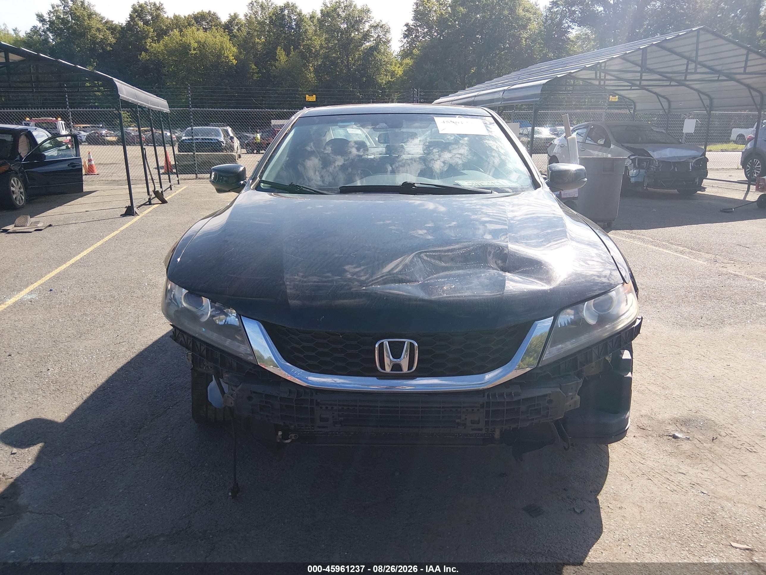 2014 Honda Accord Ex-l V-6 Black vin: 1HGCT2A83EA002400