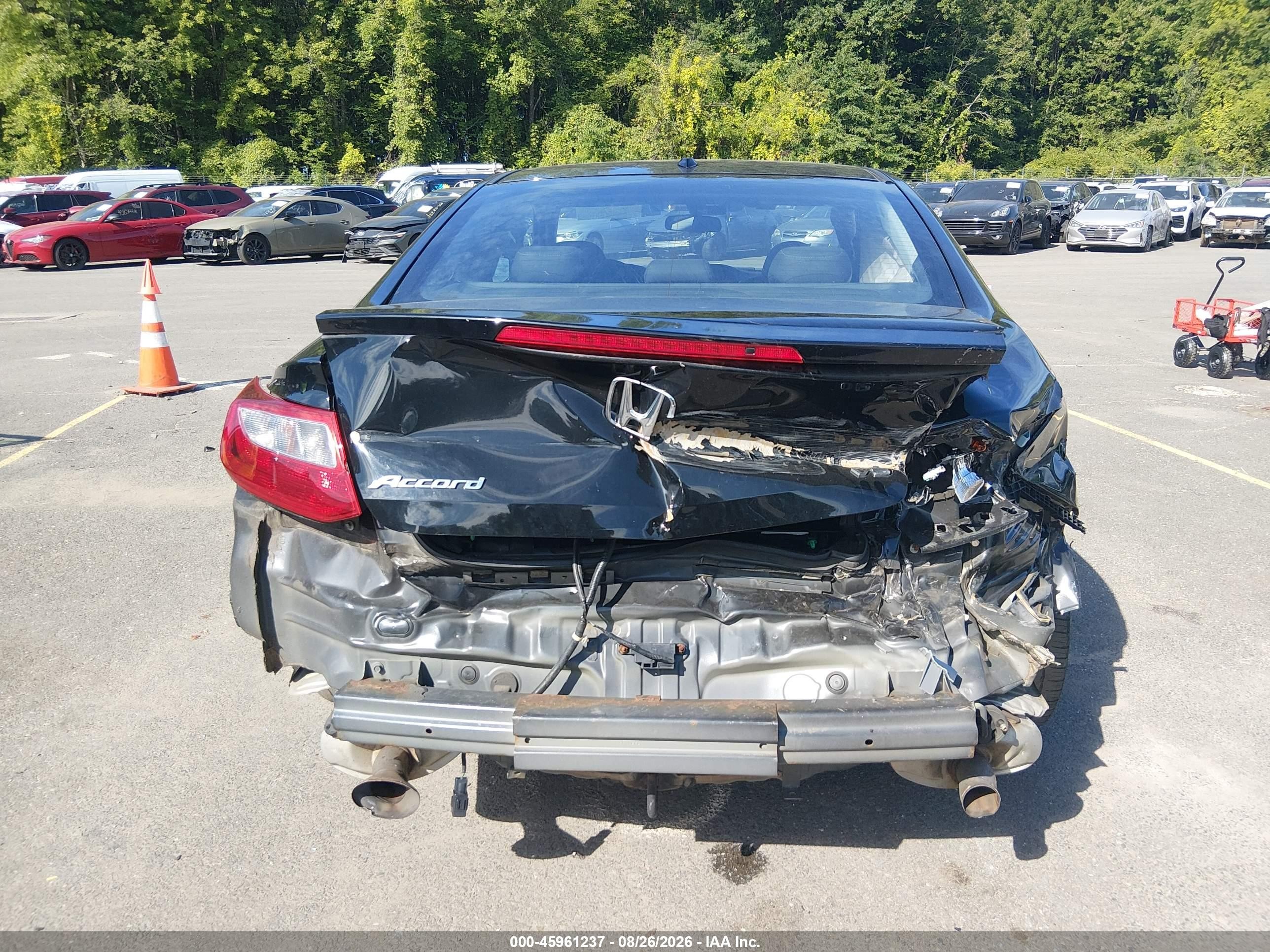 2014 Honda Accord Ex-l V-6 Black vin: 1HGCT2A83EA002400