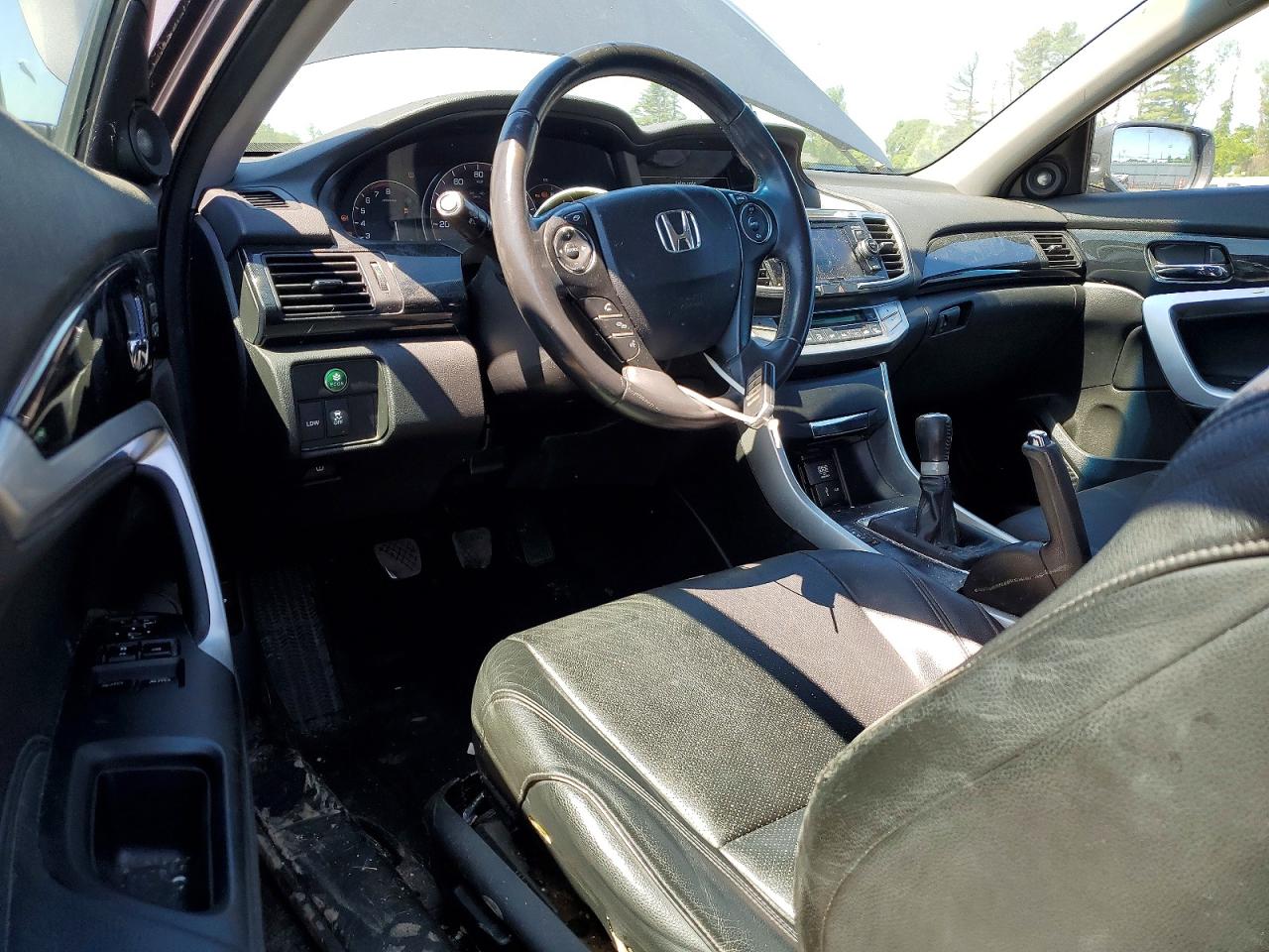 2013 Honda Accord Exl Gray vin: 1HGCT2A84DA009306