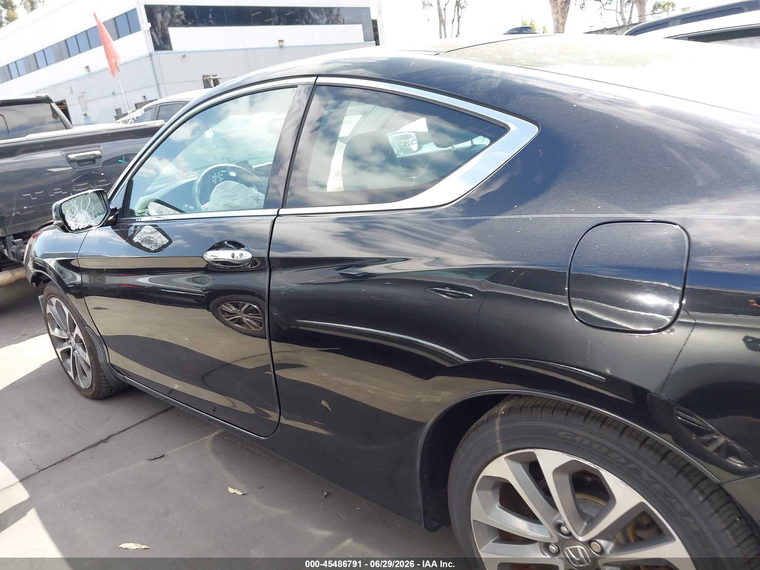 2013 Honda Accord Ex-l V-6 Черный vin: 1HGCT2A87DA011695