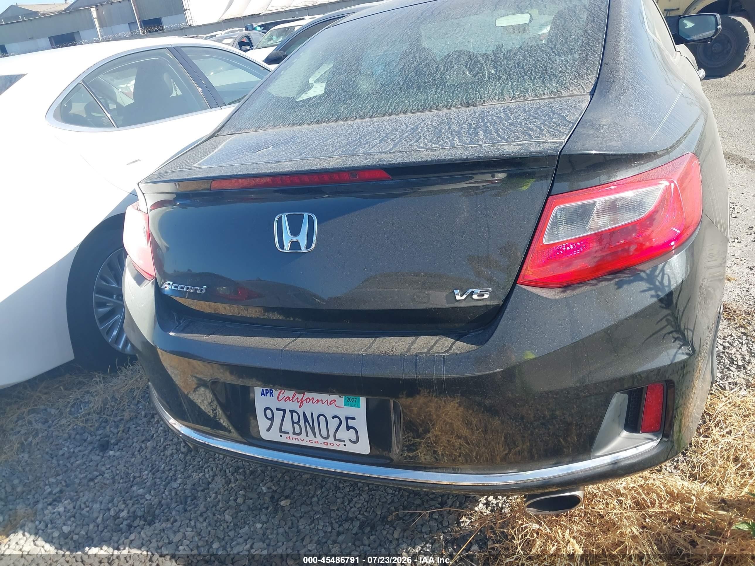 2013 Honda Accord Ex-l V-6 Черный vin: 1HGCT2A87DA011695