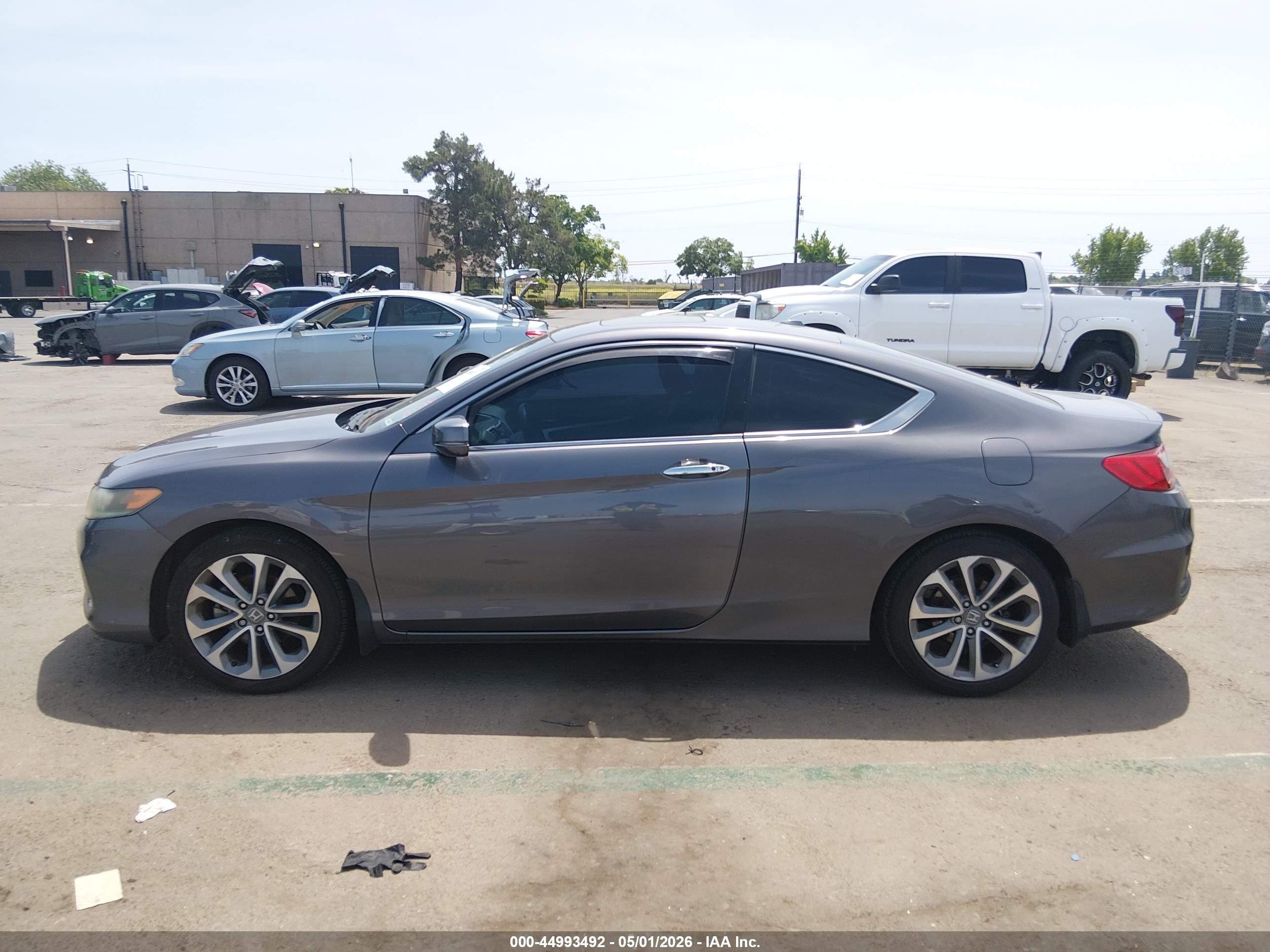 2015 Honda Accord Ex-l V-6 Gray vin: 1HGCT2A89FA001706