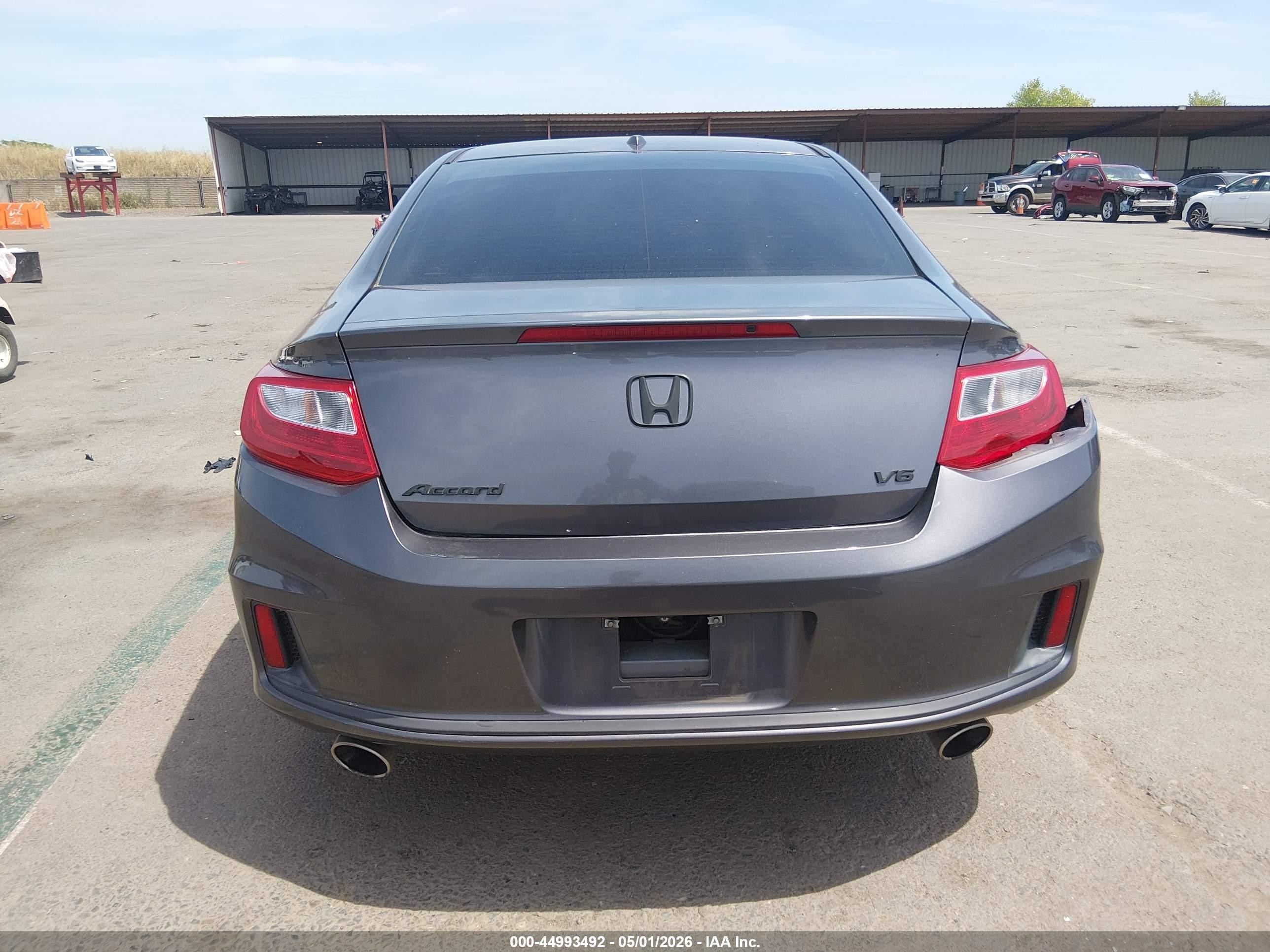 2015 Honda Accord Ex-l V-6 Gray vin: 1HGCT2A89FA001706