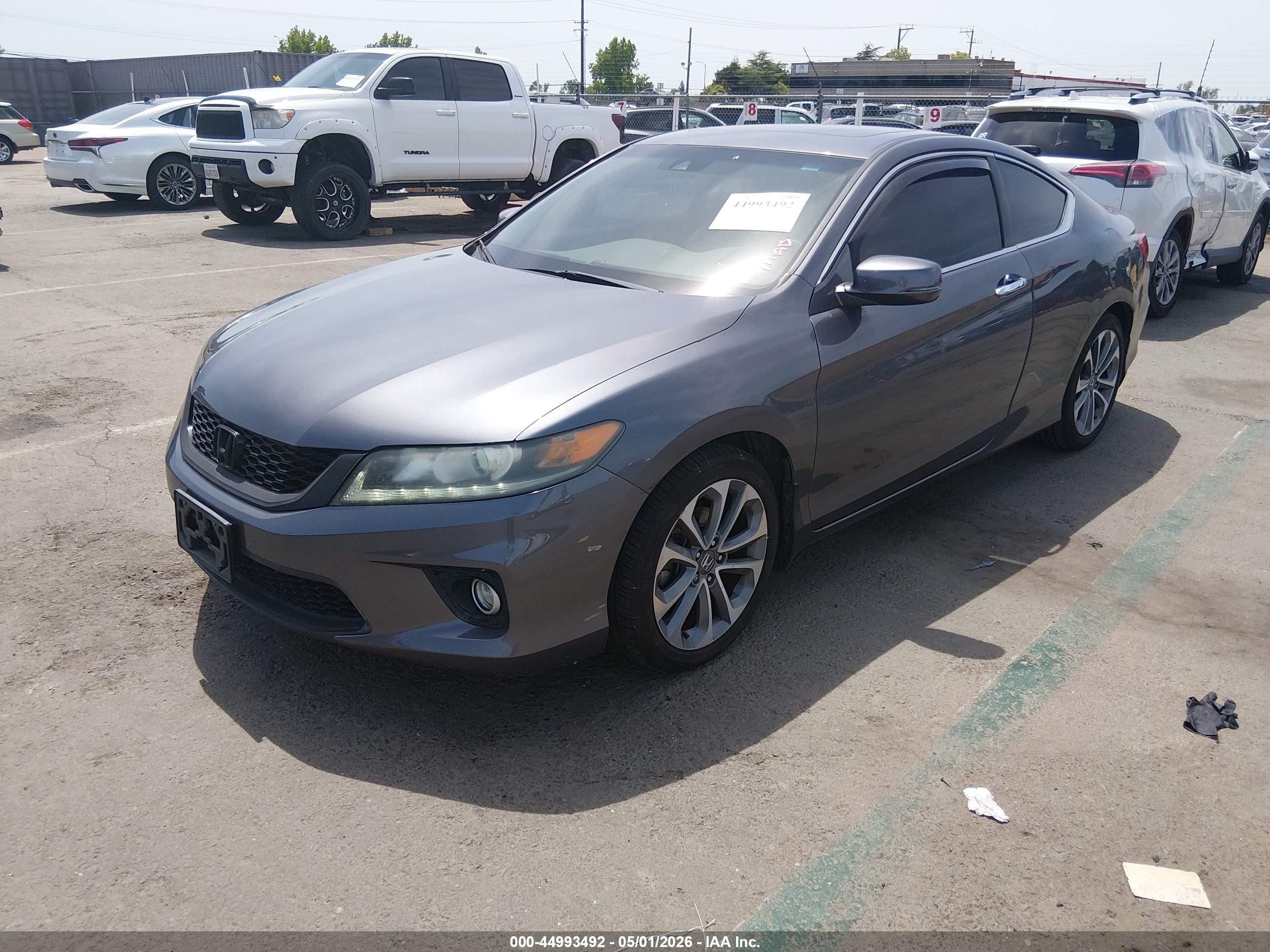 2015 Honda Accord Ex-l V-6 Gray vin: 1HGCT2A89FA001706