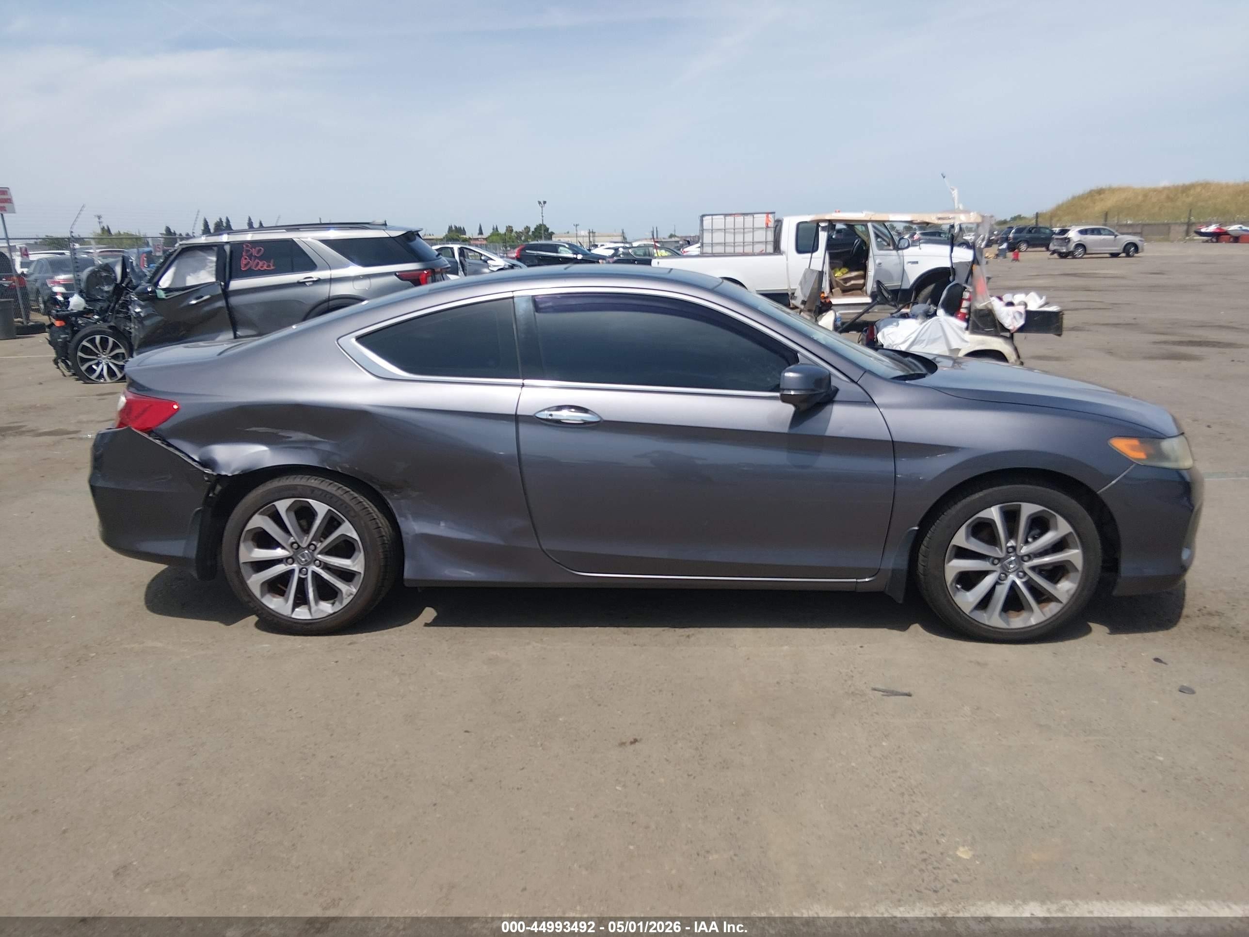 2015 Honda Accord Ex-l V-6 Gray vin: 1HGCT2A89FA001706