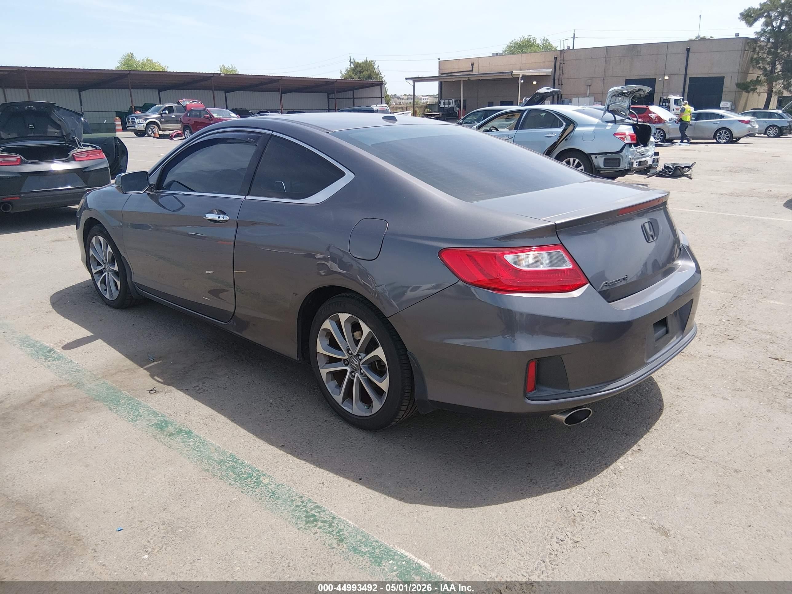2015 Honda Accord Ex-l V-6 Gray vin: 1HGCT2A89FA001706