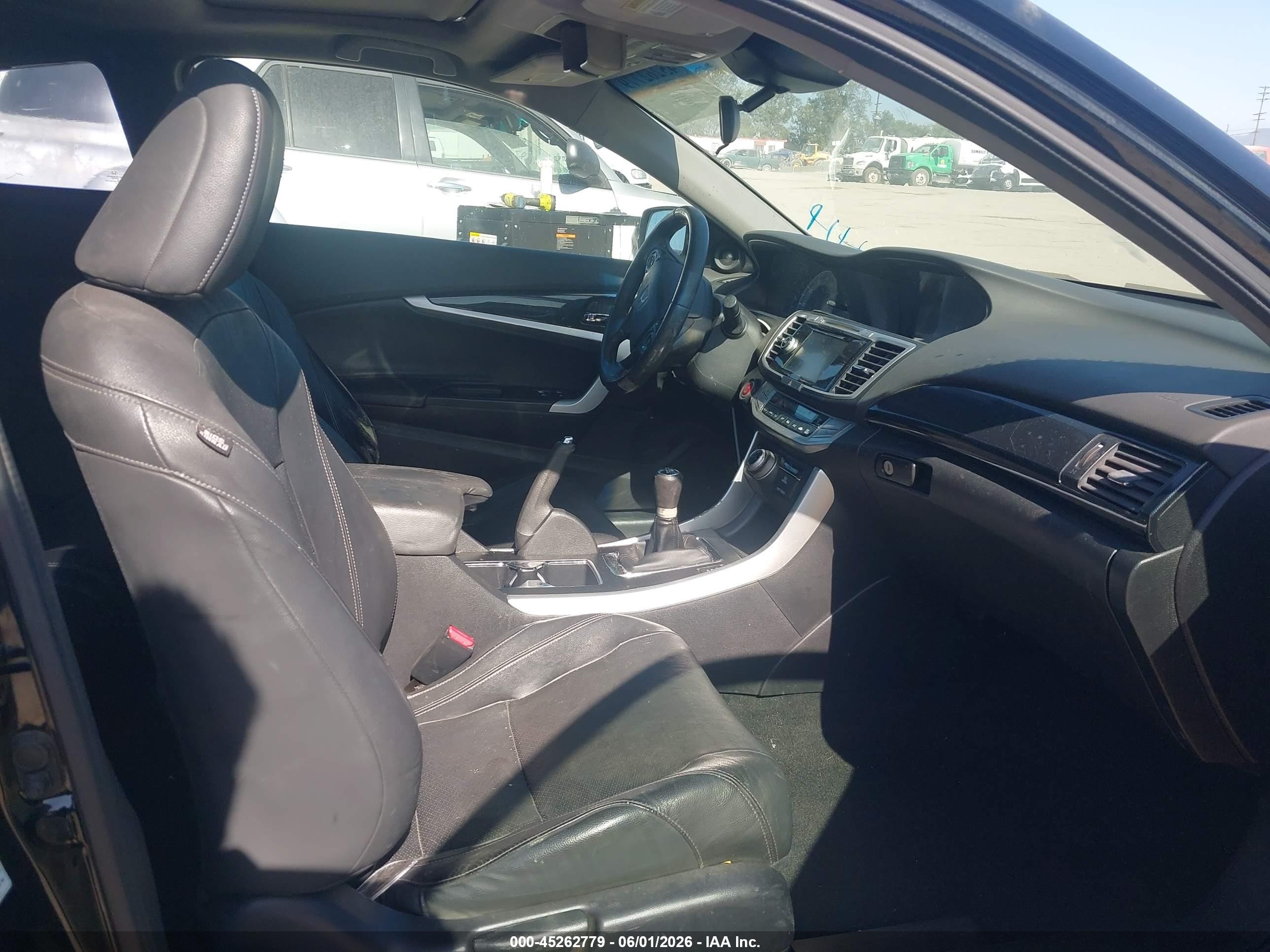 2013 Honda Accord Ex-l V-6 Black vin: 1HGCT2A8XDA007611