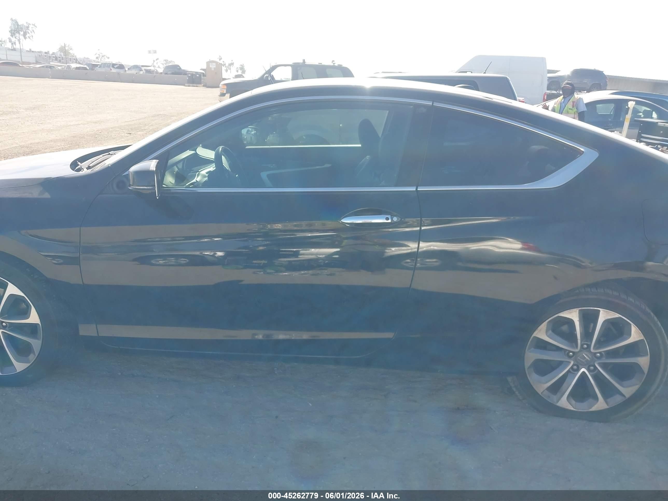 2013 Honda Accord Ex-l V-6 Black vin: 1HGCT2A8XDA007611