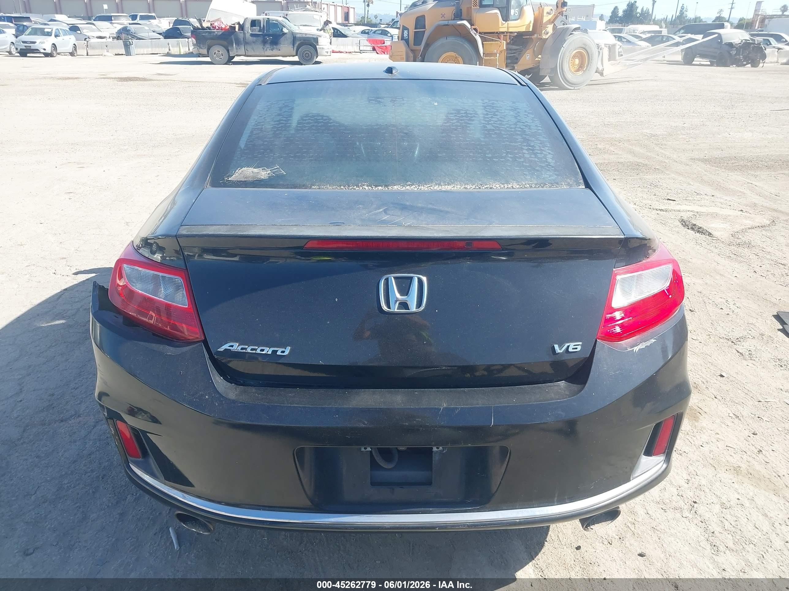 2013 Honda Accord Ex-l V-6 Black vin: 1HGCT2A8XDA007611