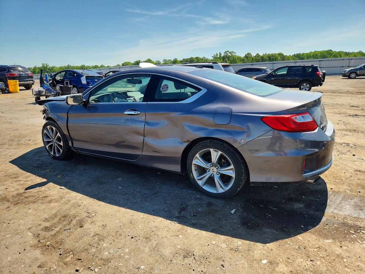 2015 Honda Accord Exl Gray vin: 1HGCT2A8XFA002282