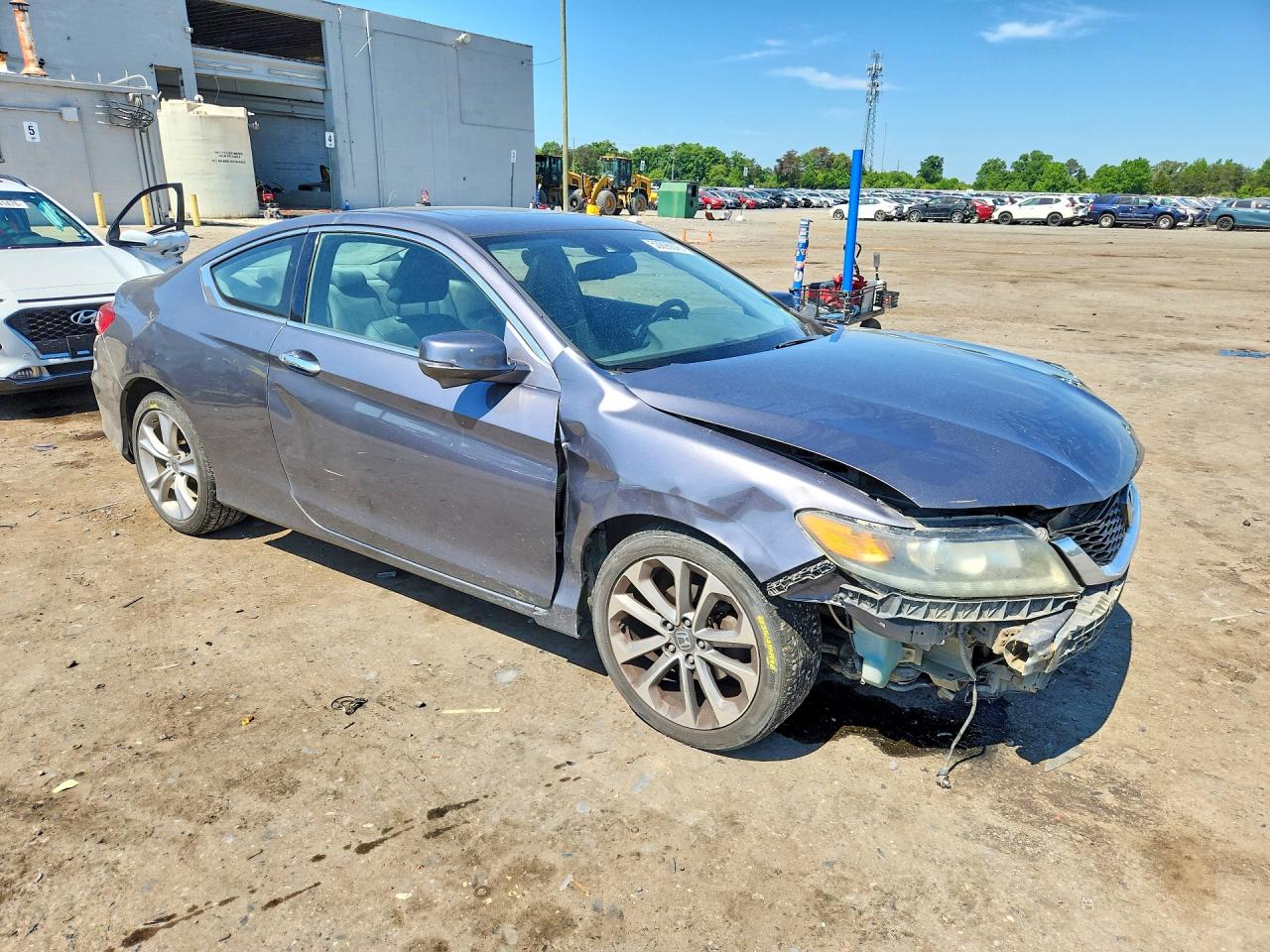 2015 Honda Accord Exl Gray vin: 1HGCT2A8XFA002282