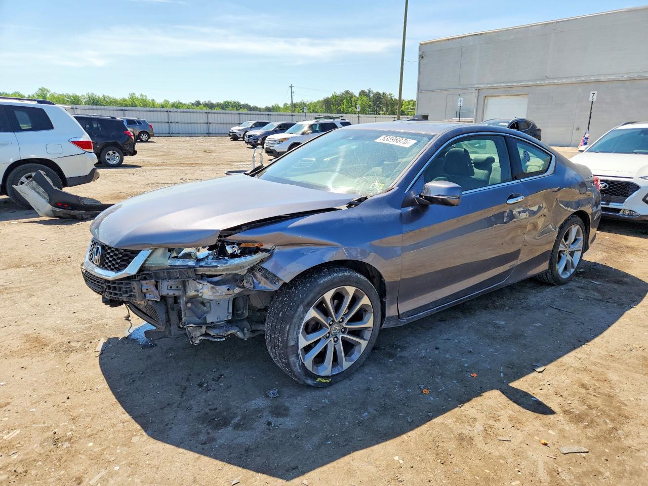2015 Honda Accord Exl Gray vin: 1HGCT2A8XFA002282