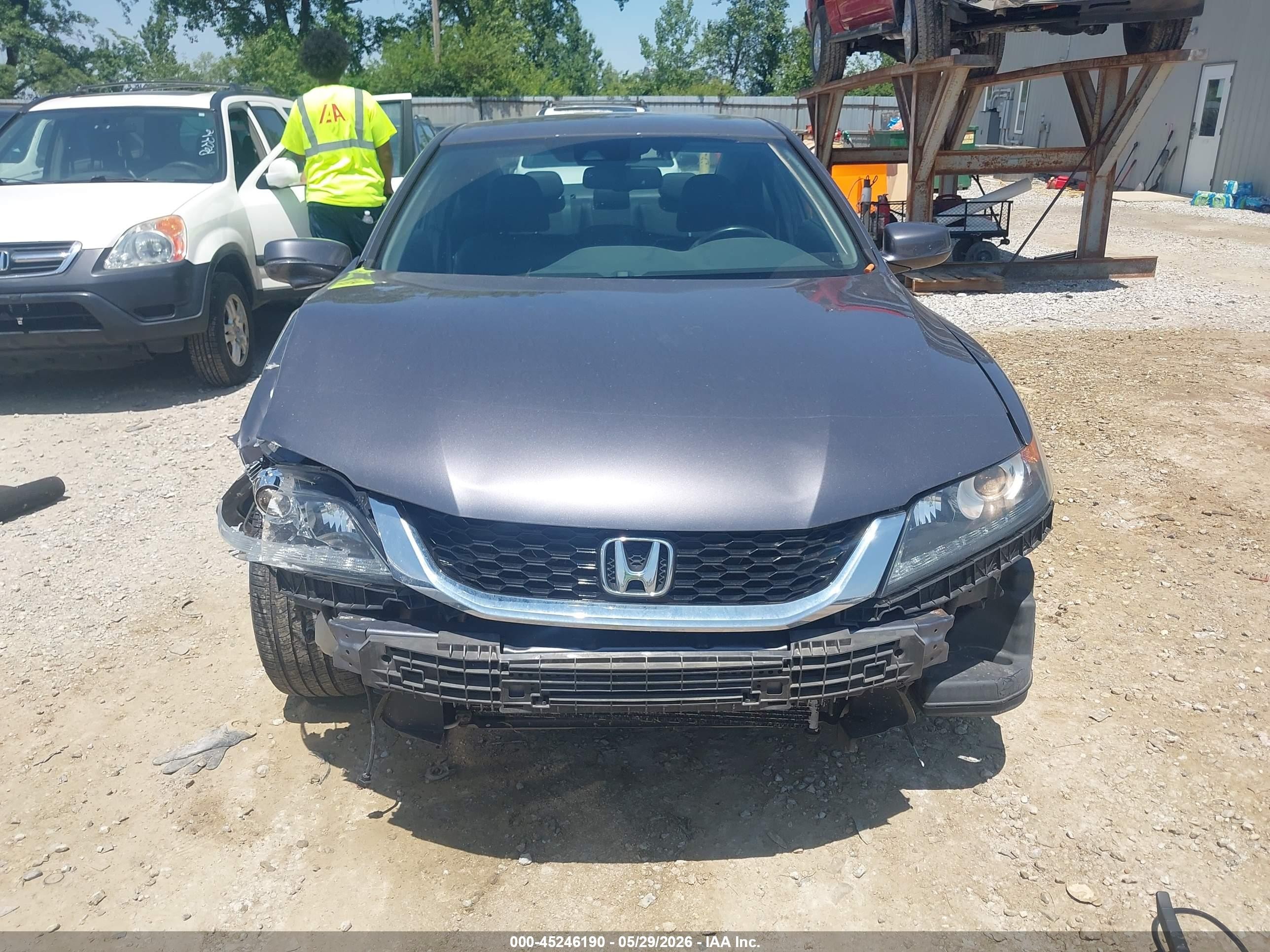 2015 Honda Accord Ex-l V-6 Gray vin: 1HGCT2A8XFA005277