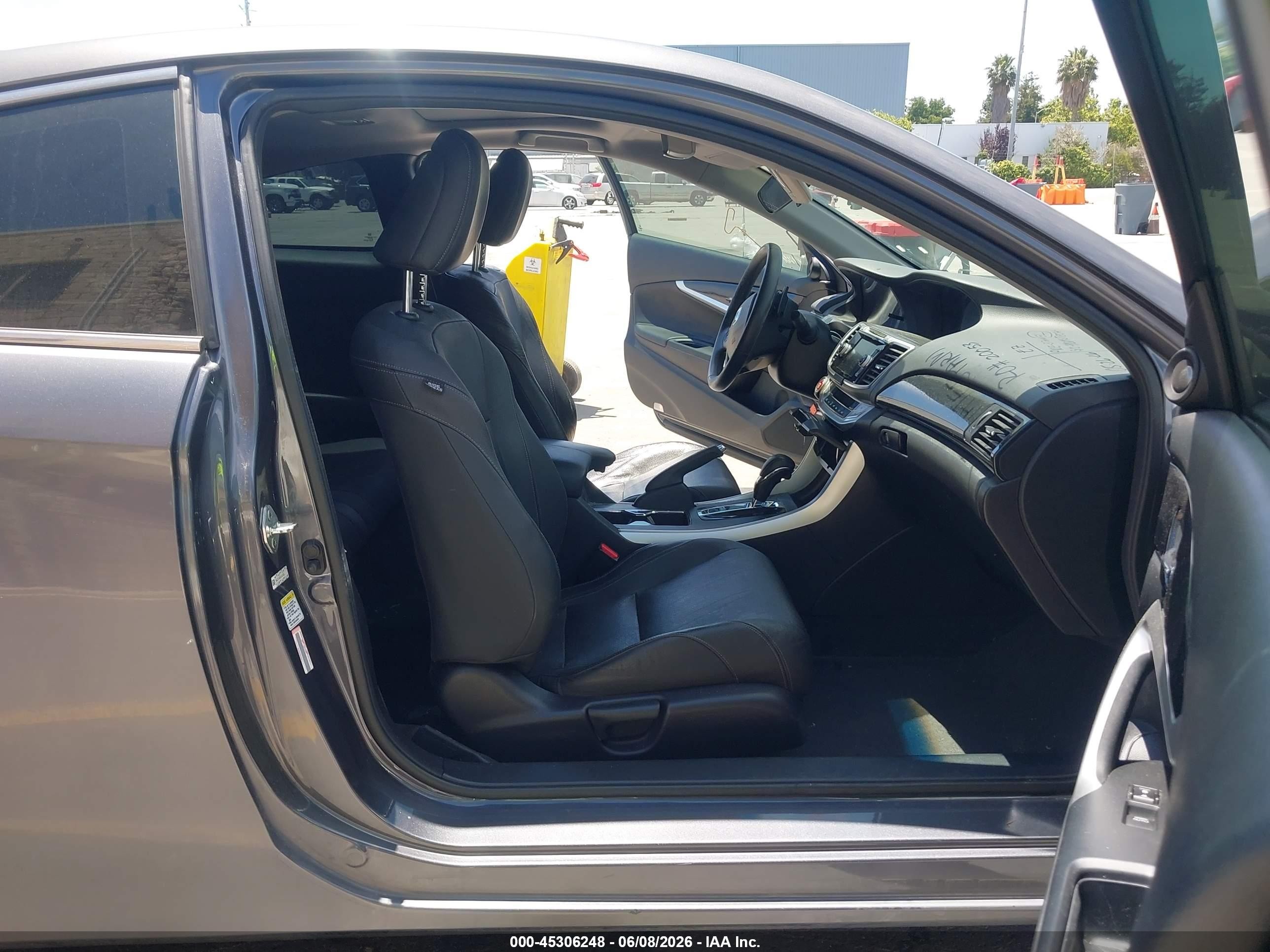 2013 Honda Accord Ex-l V-6 Gray vin: 1HGCT2B80DA001282