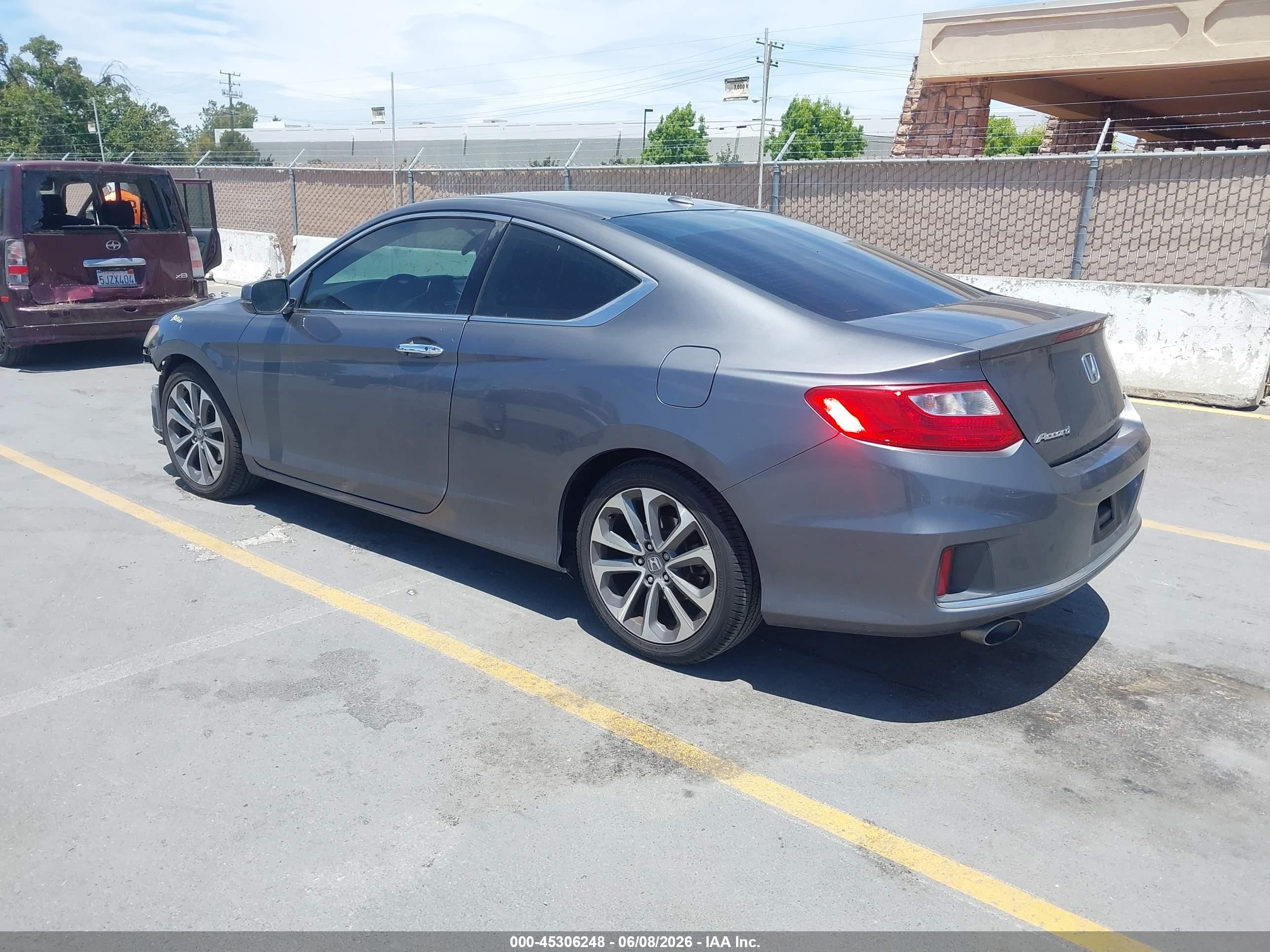 2013 Honda Accord Ex-l V-6 Gray vin: 1HGCT2B80DA001282