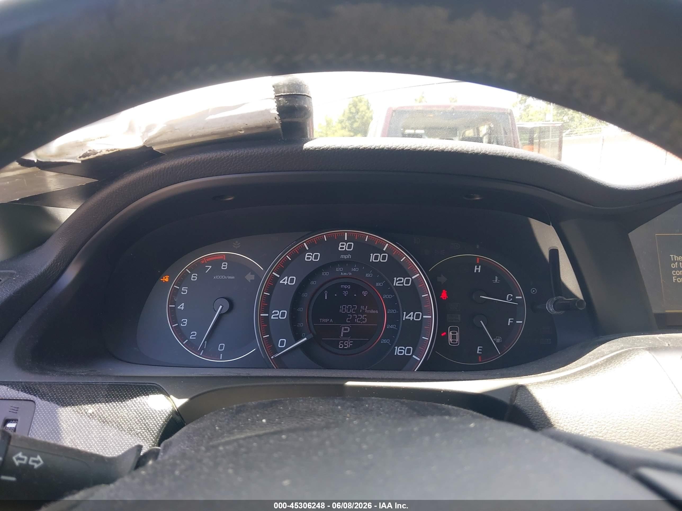 2013 Honda Accord Ex-l V-6 Gray vin: 1HGCT2B80DA001282
