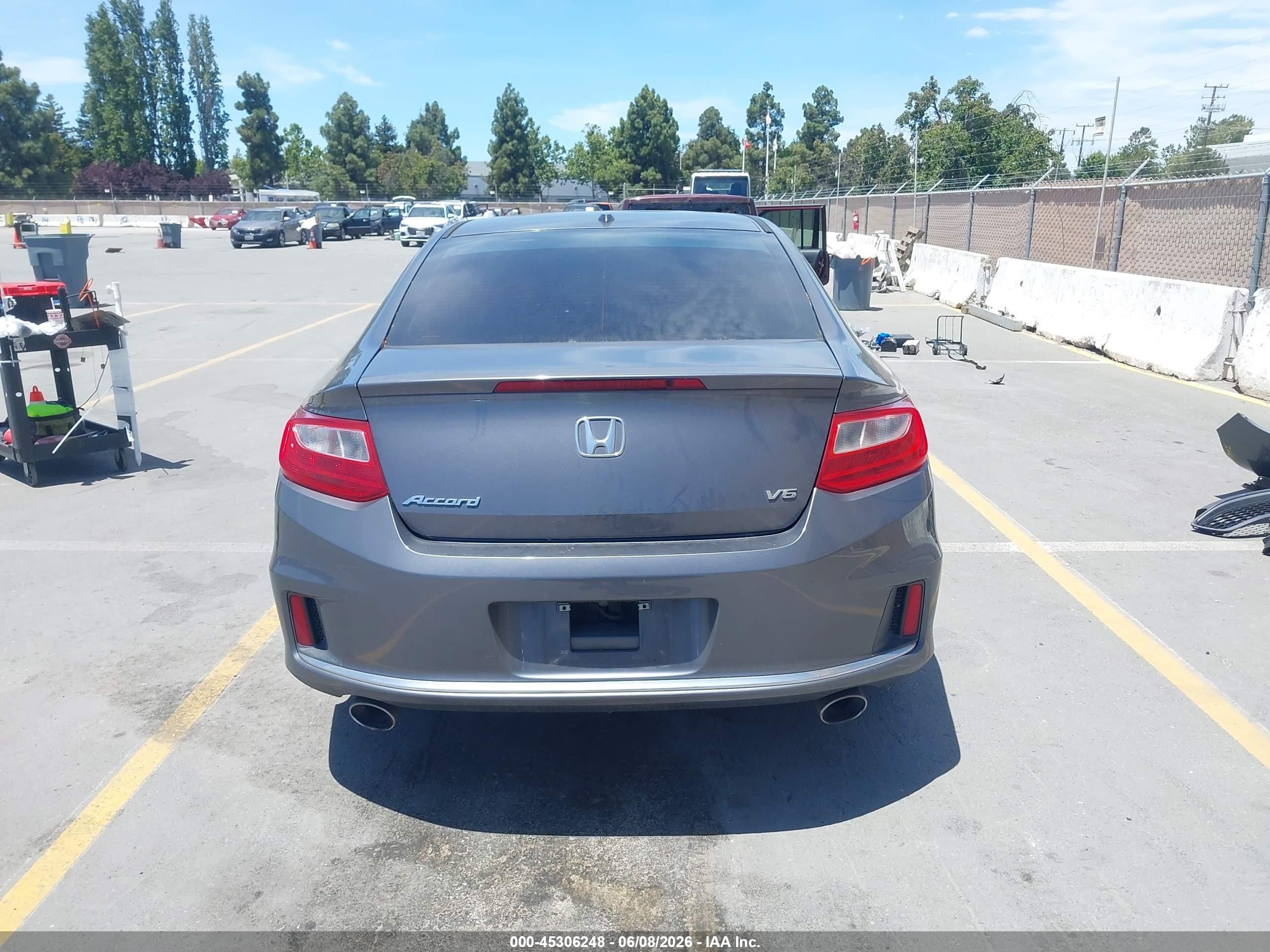 2013 Honda Accord Ex-l V-6 Gray vin: 1HGCT2B80DA001282