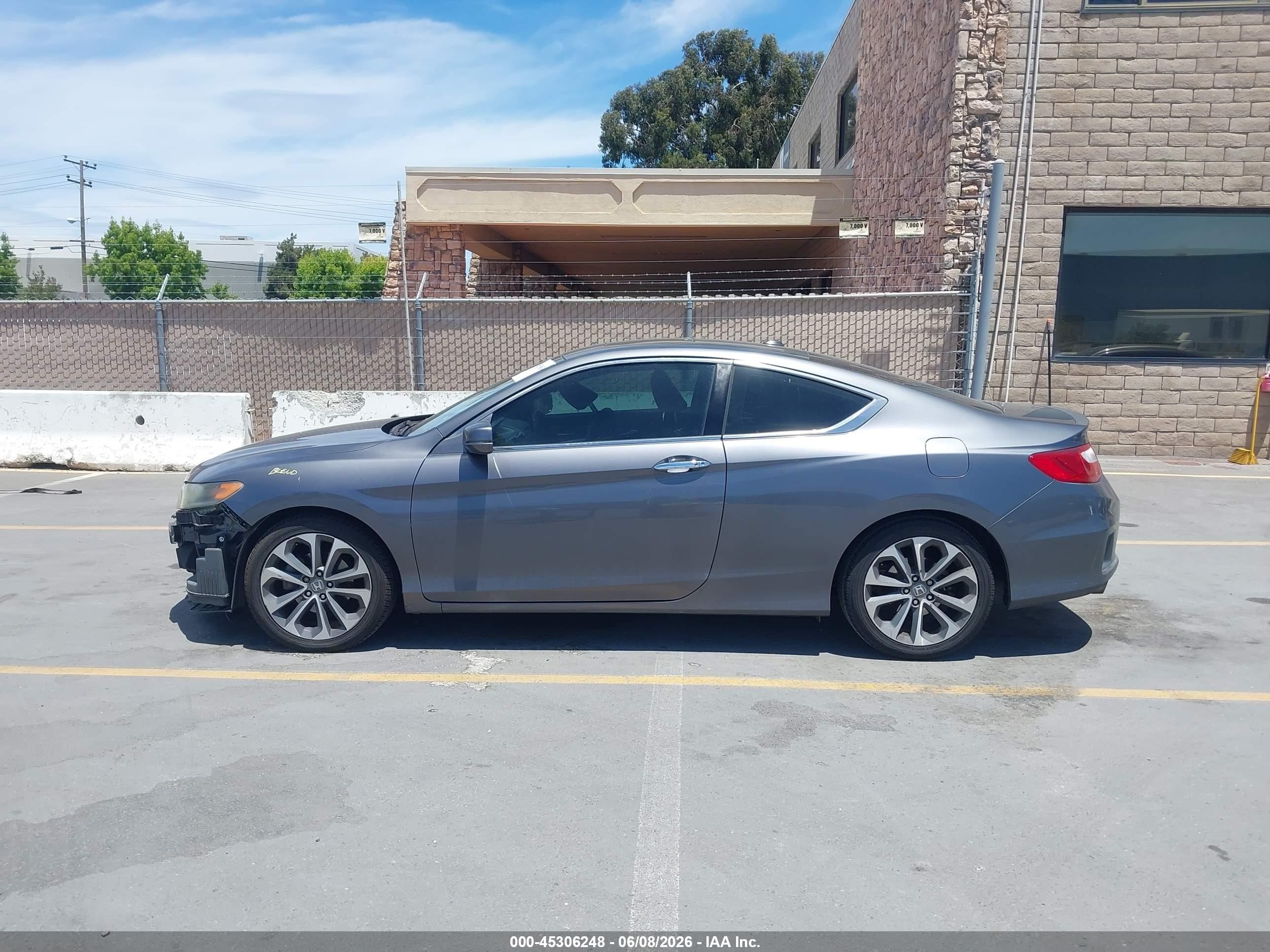 2013 Honda Accord Ex-l V-6 Gray vin: 1HGCT2B80DA001282
