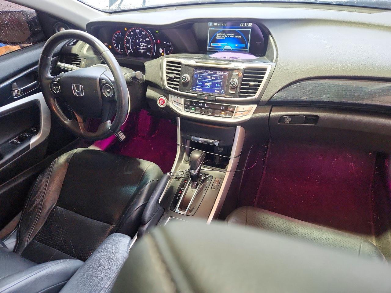 2013 Honda Accord Exl Черный vin: 1HGCT2B80DA002352