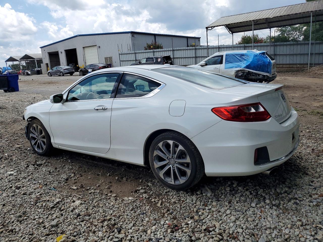 2013 Honda Accord Exl White vin: 1HGCT2B80DA006904