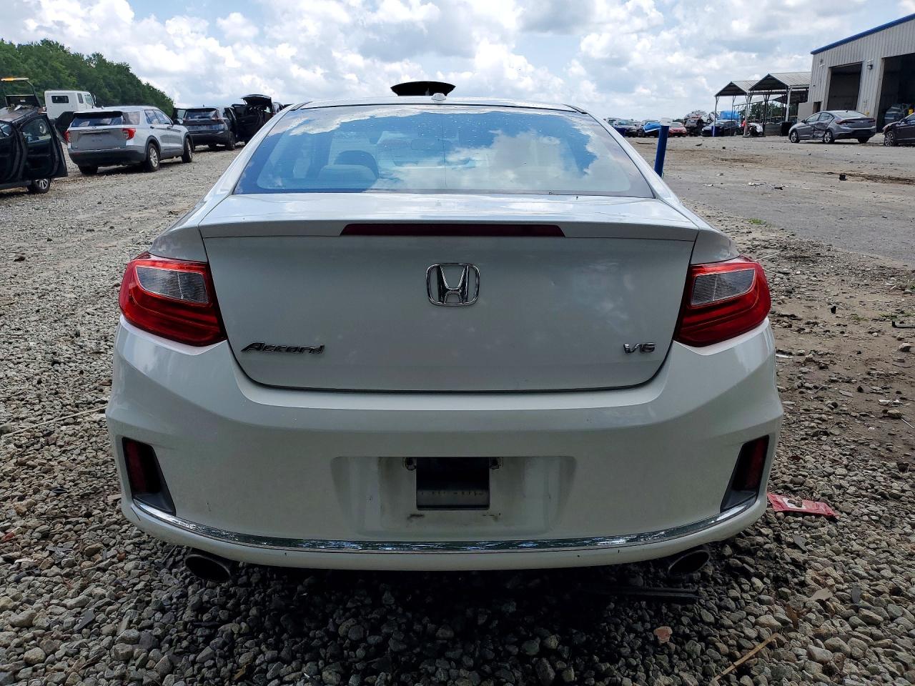 2013 Honda Accord Exl White vin: 1HGCT2B80DA006904