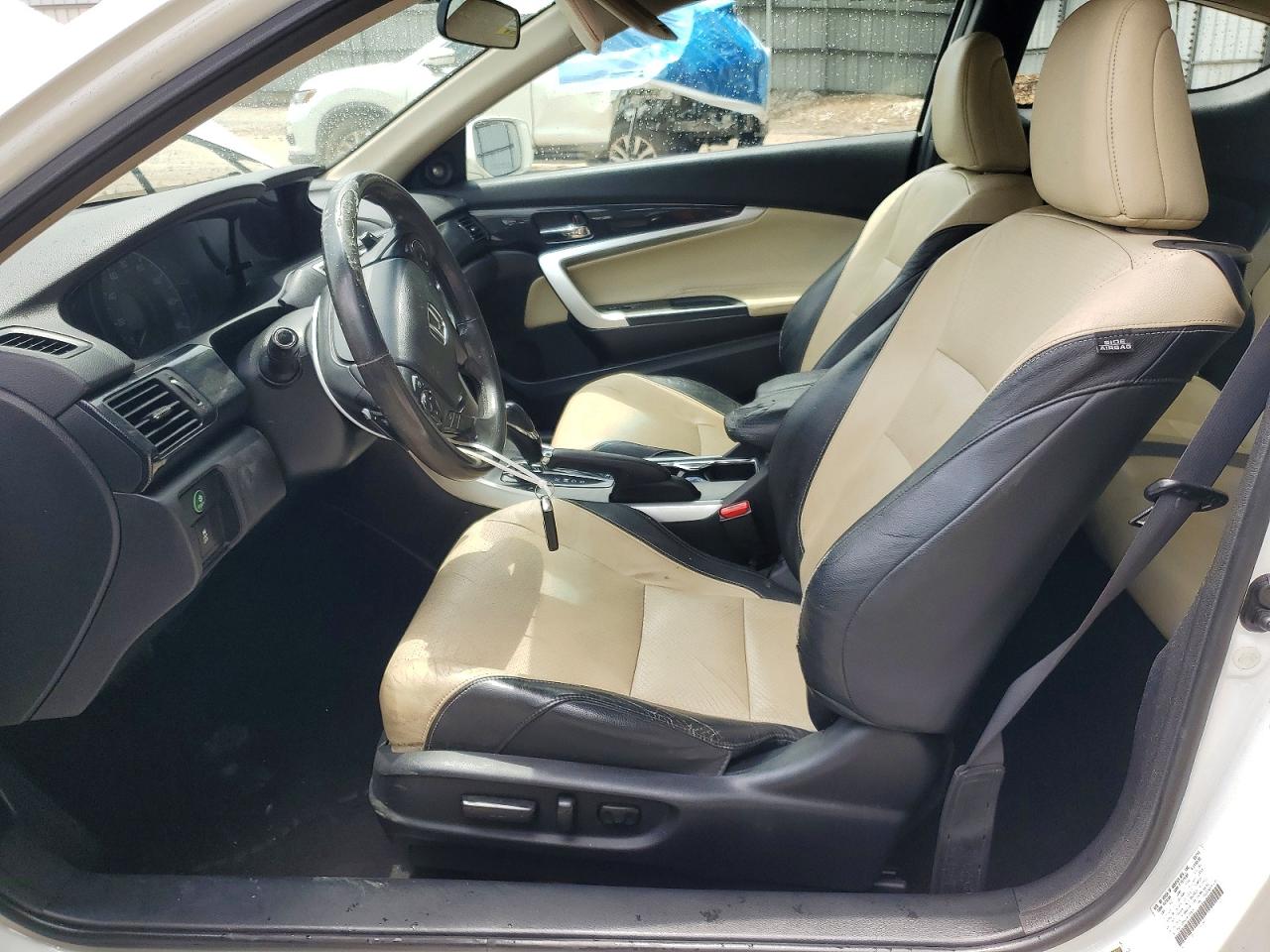 2013 Honda Accord Exl White vin: 1HGCT2B80DA006904