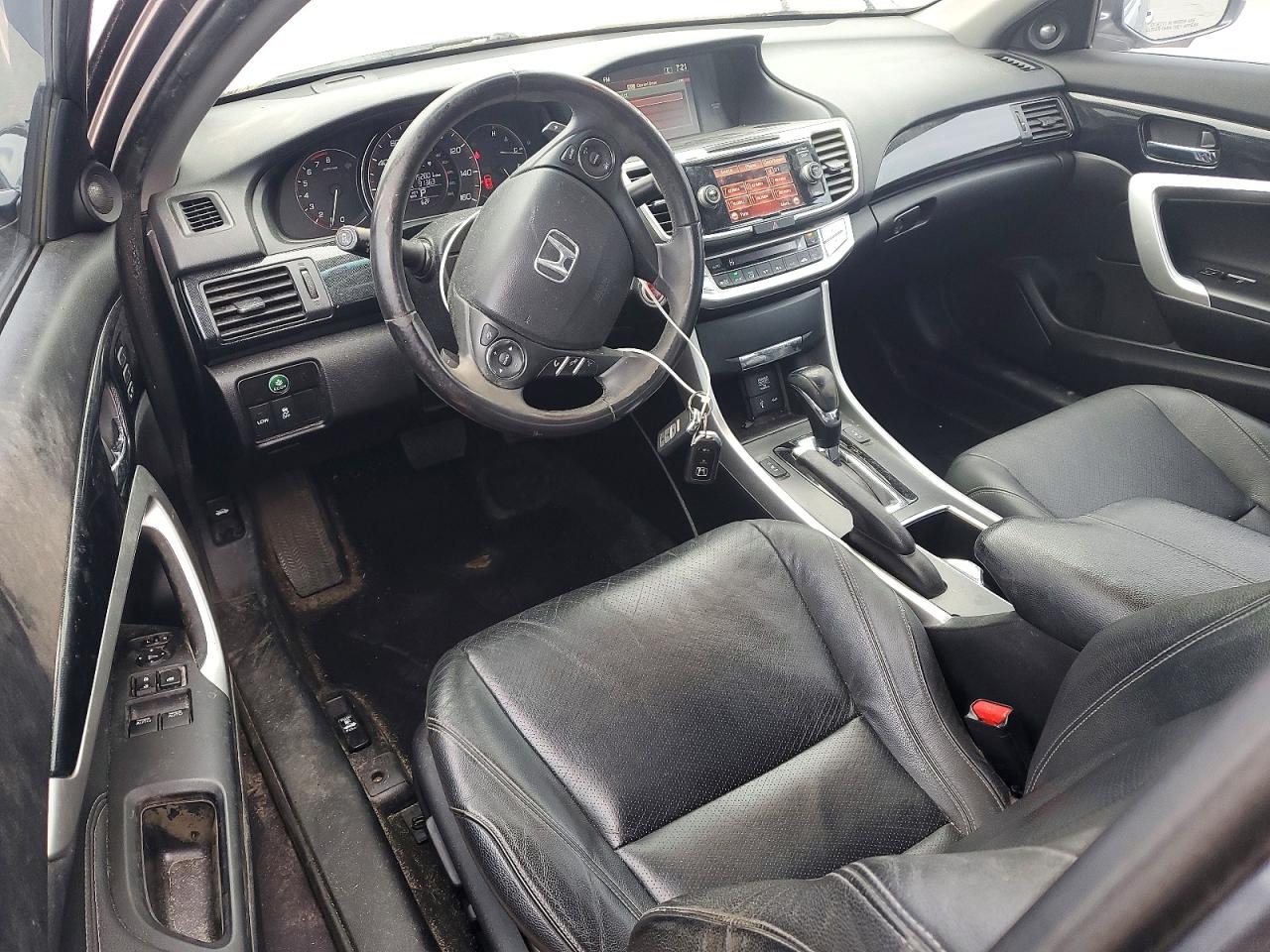 2014 Honda Accord Exl Gray vin: 1HGCT2B80EA007567