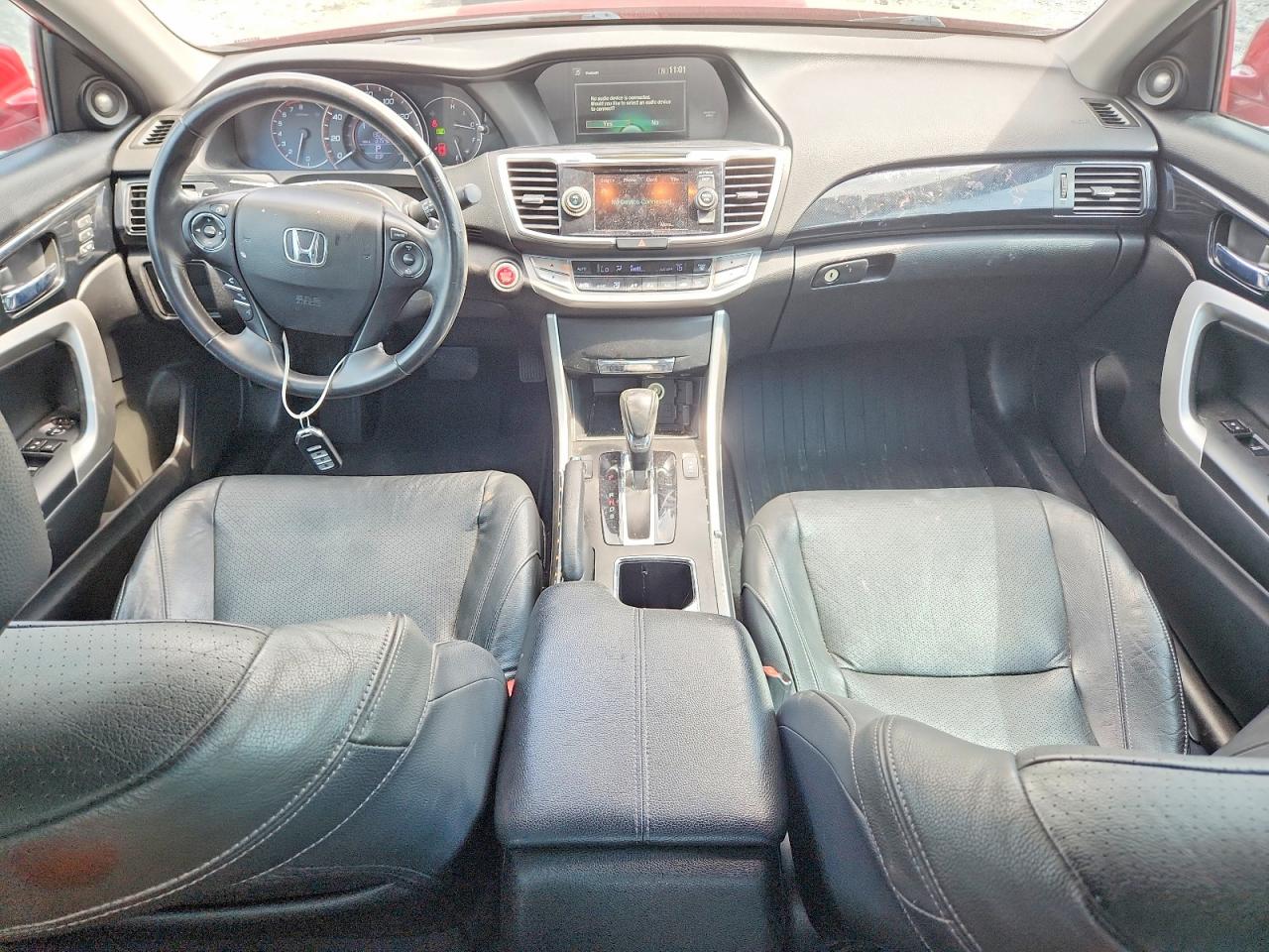 2015 Honda Accord Exl Red vin: 1HGCT2B80FA001950