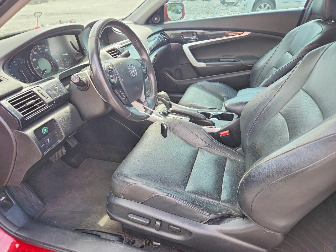 2015 Honda Accord Exl Red vin: 1HGCT2B80FA001950
