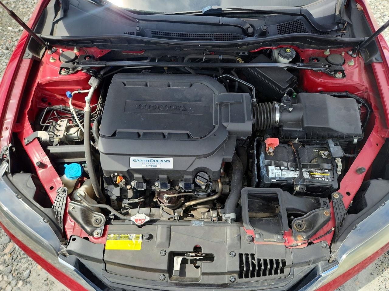 2015 Honda Accord Exl Red vin: 1HGCT2B80FA001950