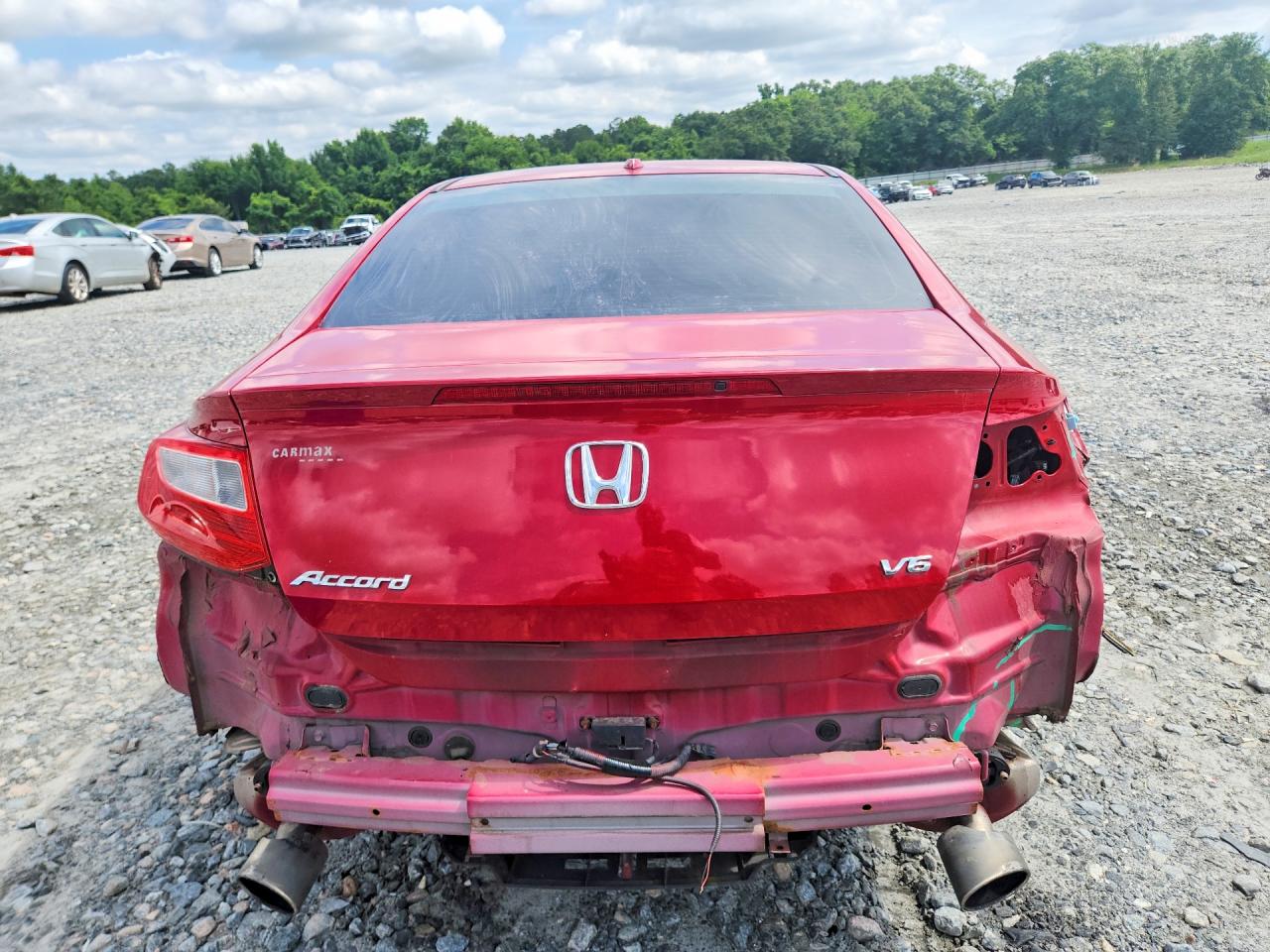 2015 Honda Accord Exl Red vin: 1HGCT2B80FA001950
