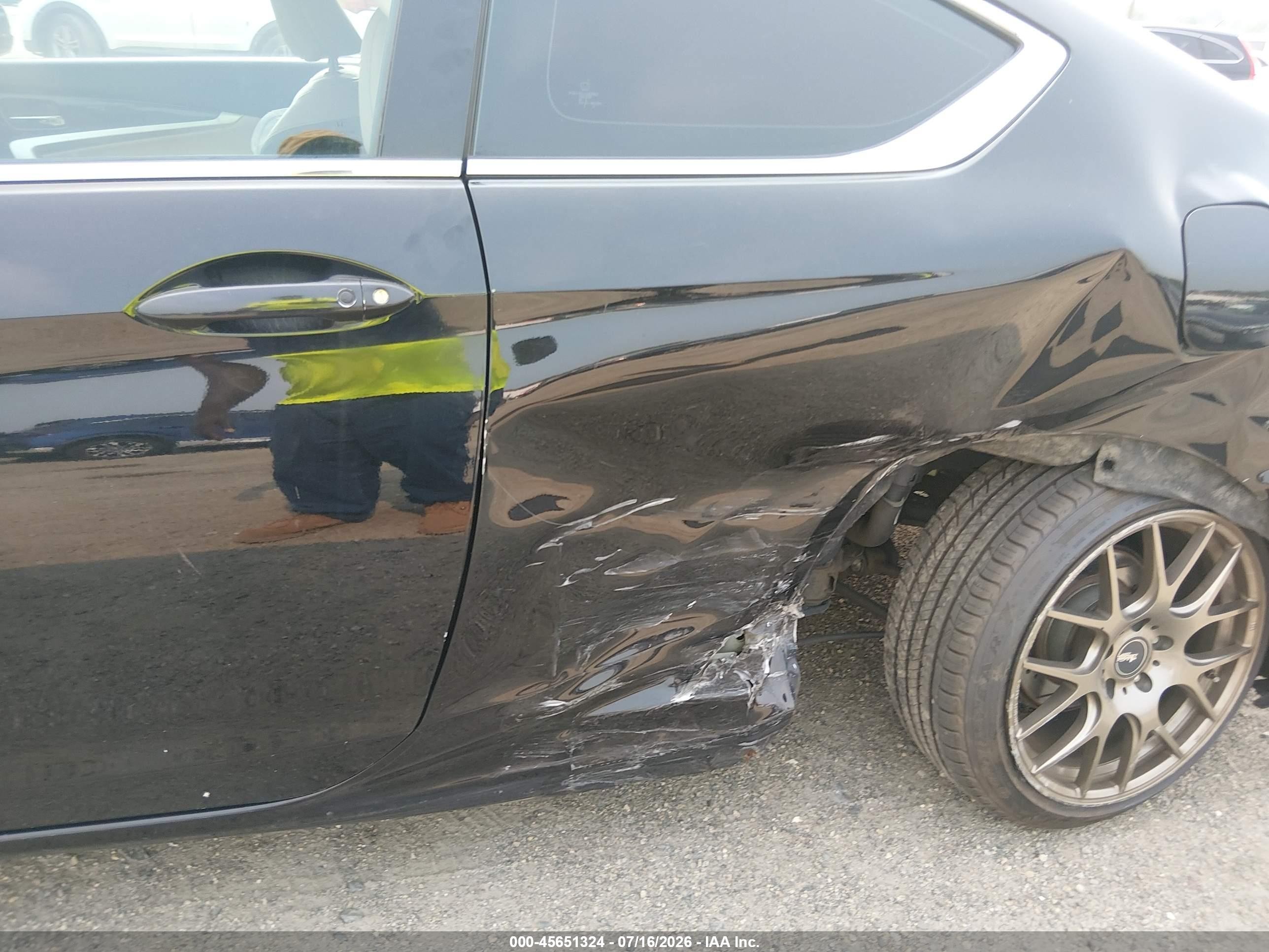 2013 Honda Accord Ex-l V-6 Black vin: 1HGCT2B81DA001484