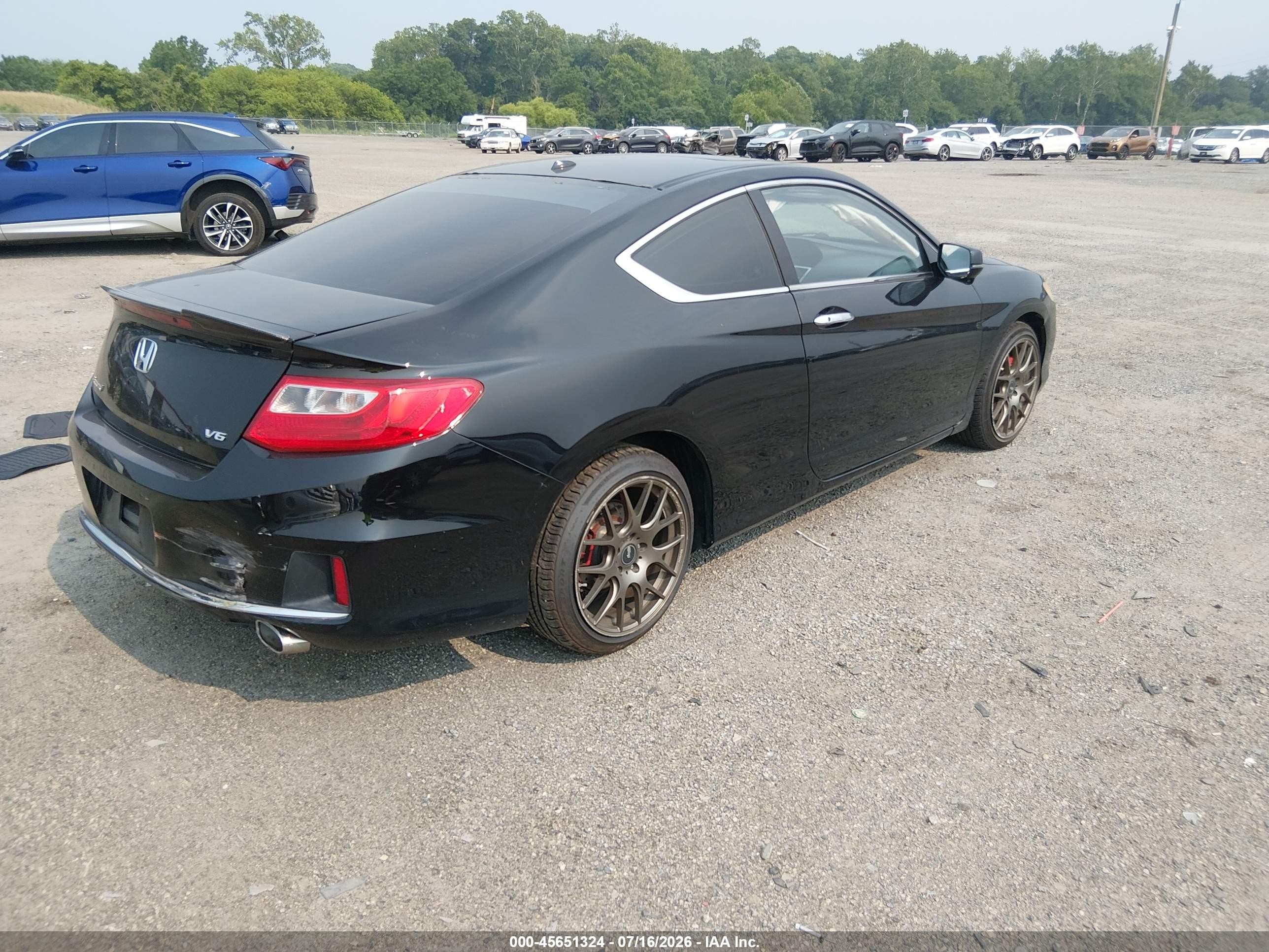 2013 Honda Accord Ex-l V-6 Black vin: 1HGCT2B81DA001484